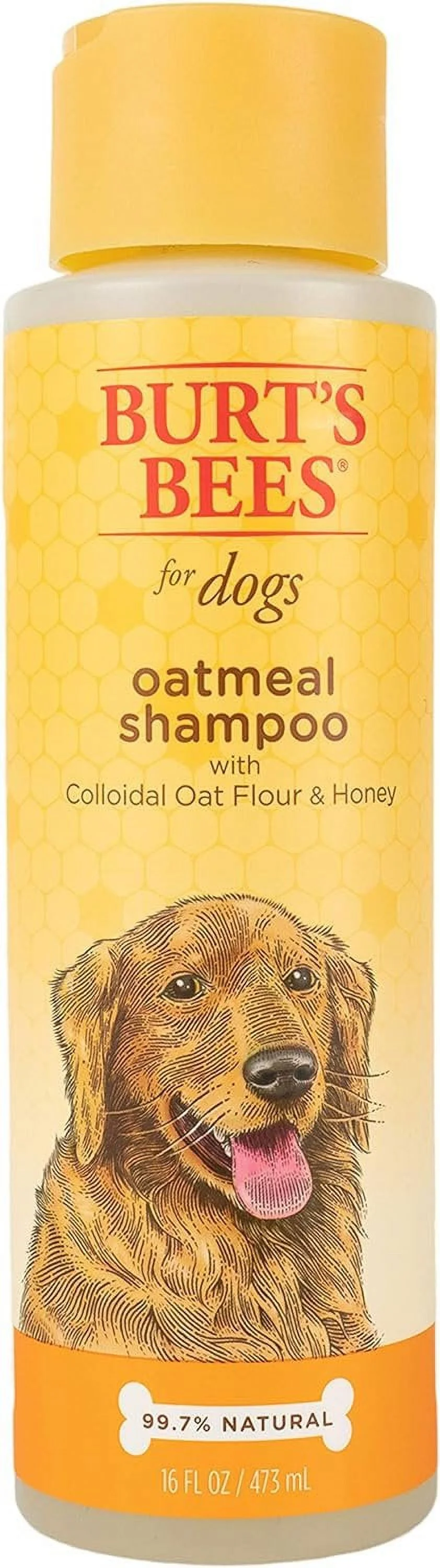 Burt's Bees for Dogs Oatmeal Dog Shampoo | With Colloidal Oat Flour & Honey | Moisturizing & Nourishing, Cruelty Free, Sulfate & Paraben Free, pH Balanced for Dogs - Made in USA, 16 Oz