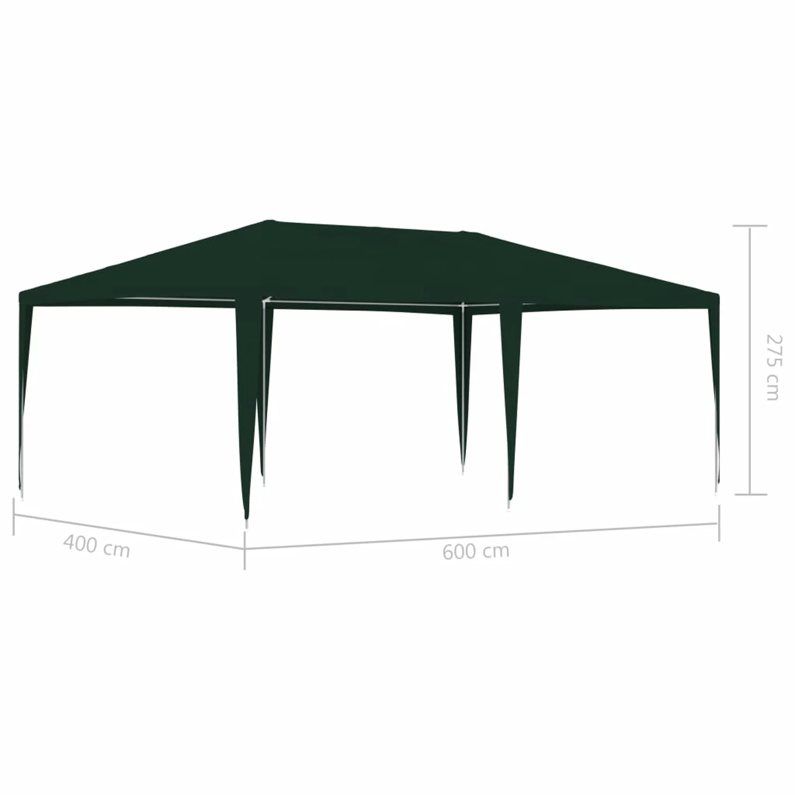 Suzicca Professional Party Tent 13.1'x19.7' Green 0.3 ozft²