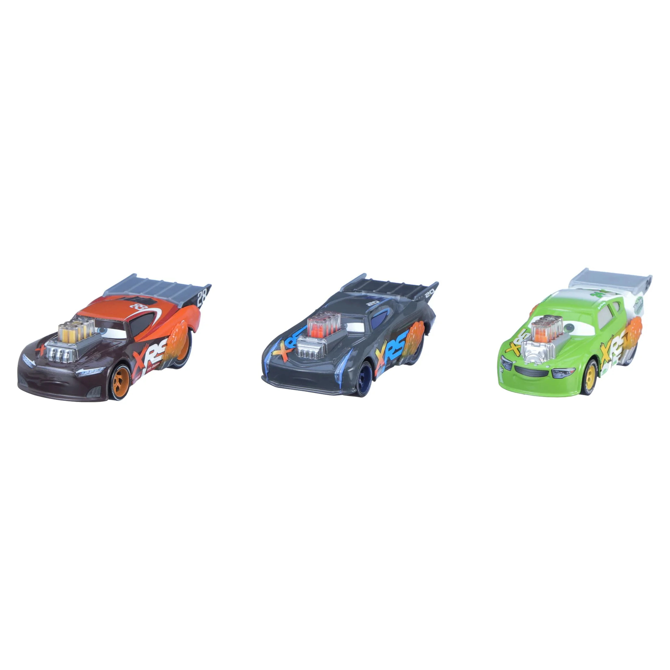 Disney Pixar Cars XRS Drag Racing Vehicle 3-Pack Set
