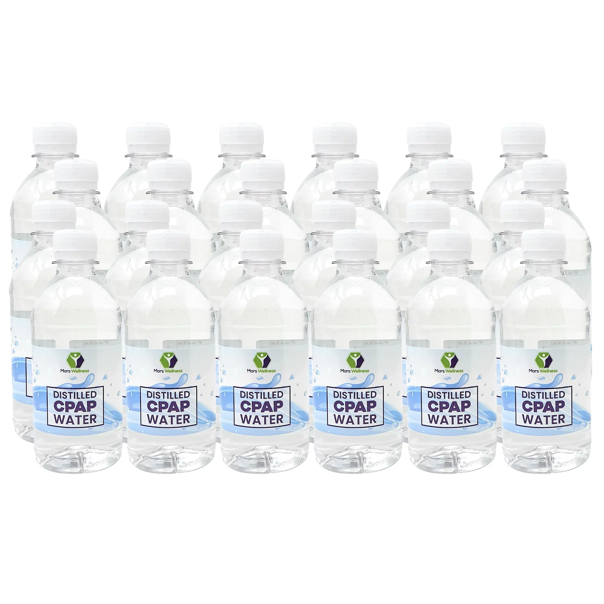 Distilled Water for CPAP Machines - 12oz Bottles - 24 Pack