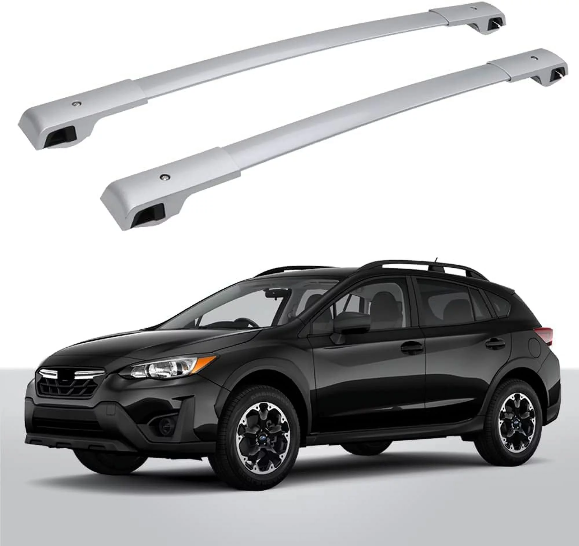 NIXFACE Roof Rack Cross Bars for Subaru XV Crosstrek 13-22 Luggage Rack with Side Rails