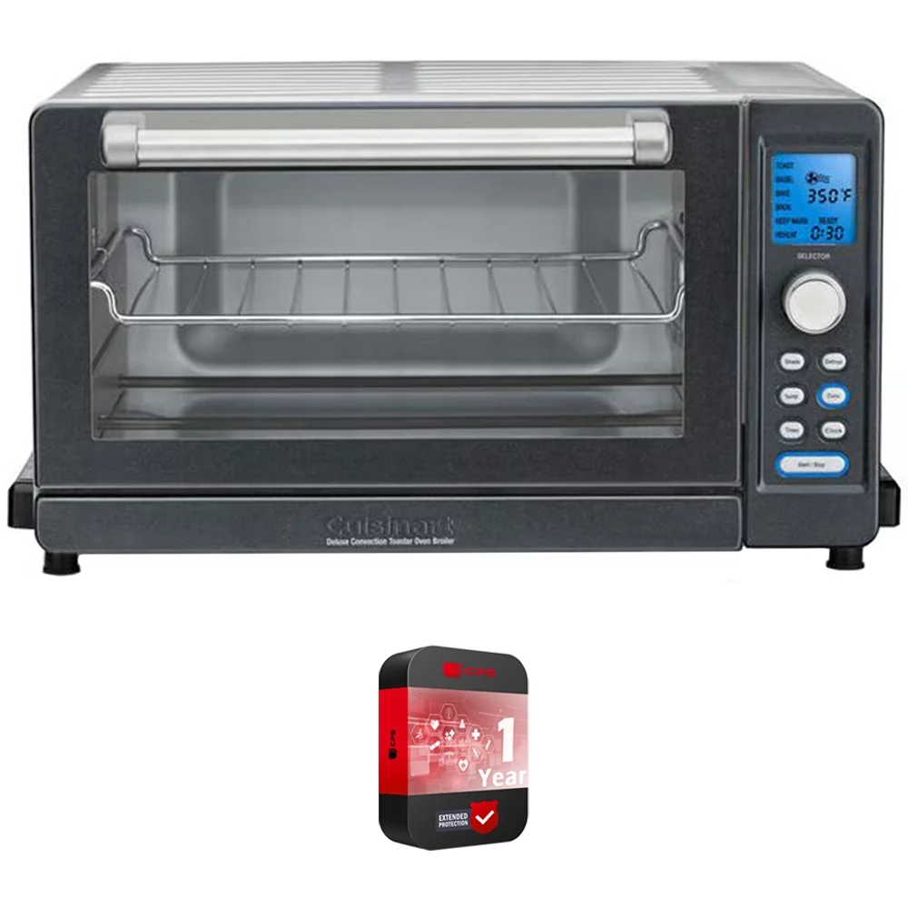 Cuisinart TOB-135NGT Deluxe Convection Toaster Oven Broiler, Granite Bundle with 1 YR CPS Enhanced Protection Pack