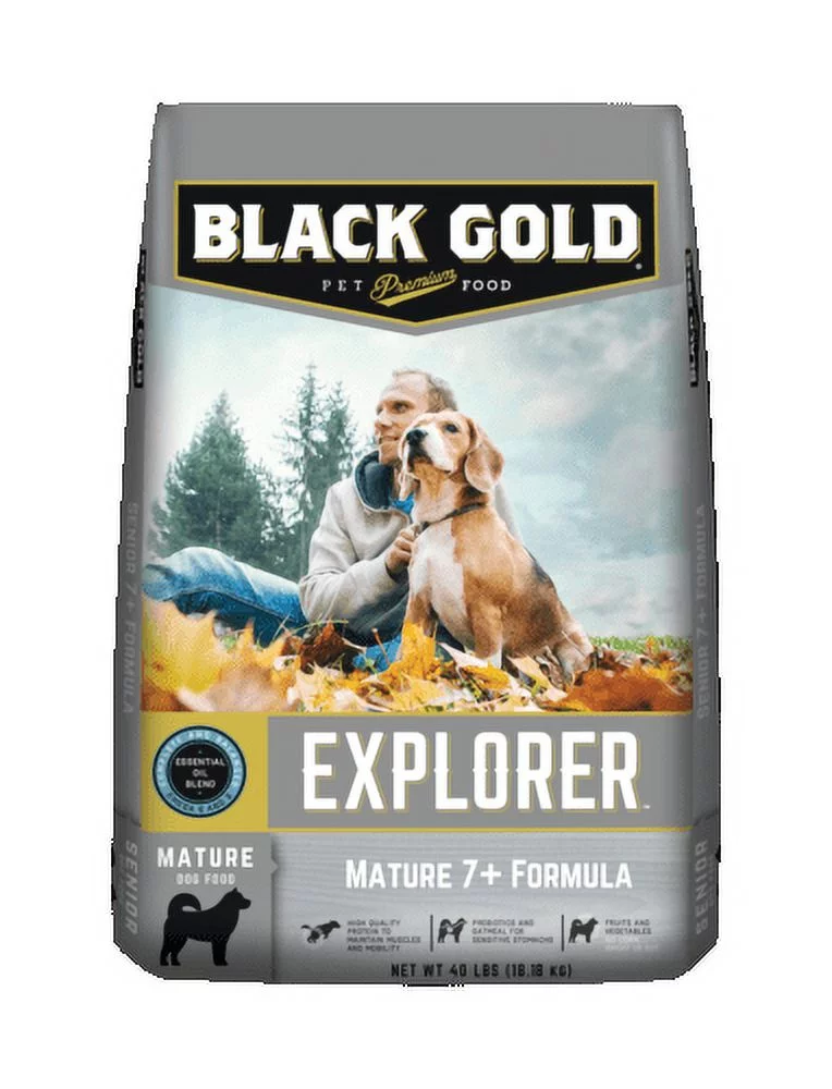 Black Gold Explorer Mature 7+ Formula Dry Dog Food
