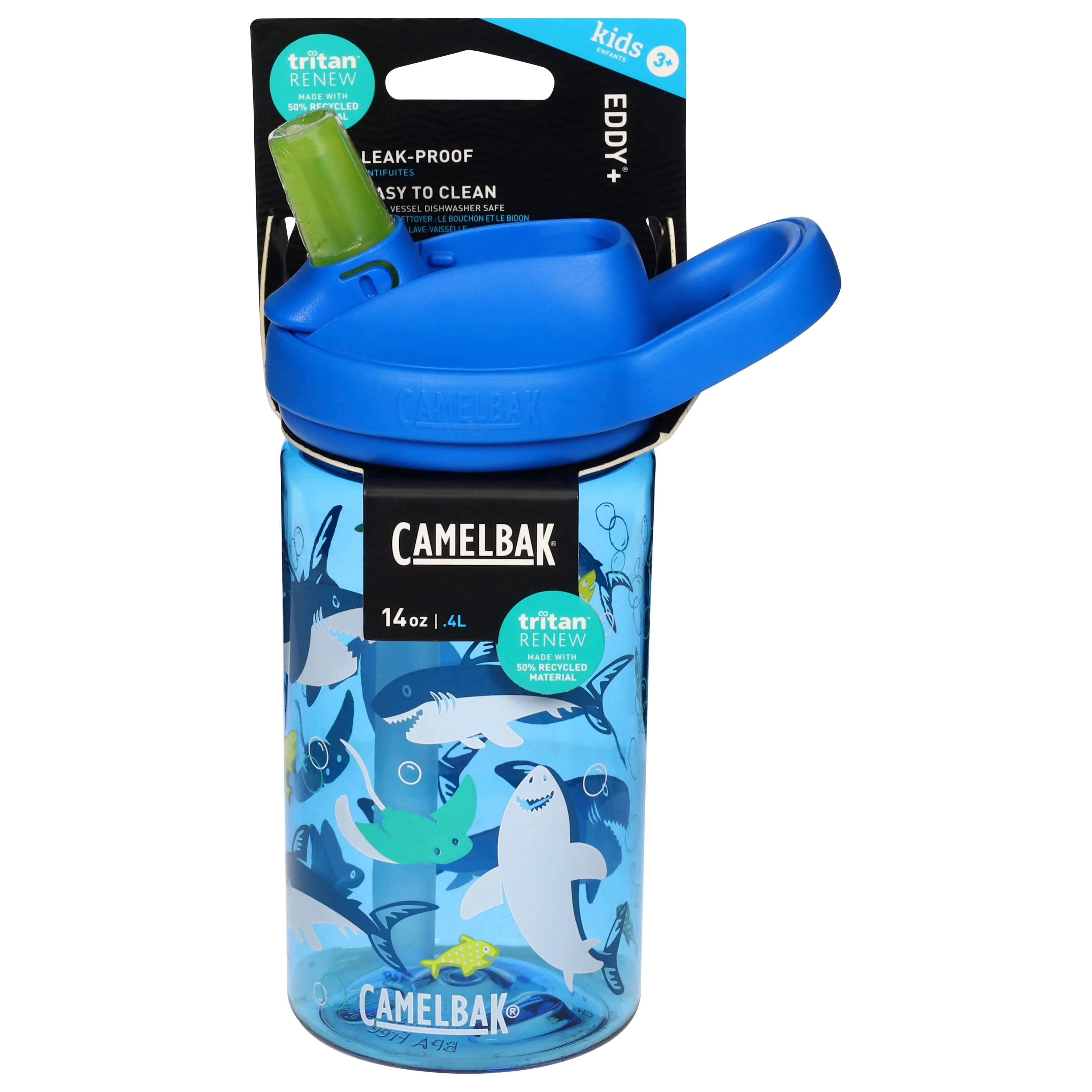 CAMELBAK EDDY+ 14 OUNCE KIDS 3+ SHANKS AND RAYS WATER BOTTLE 1 EA