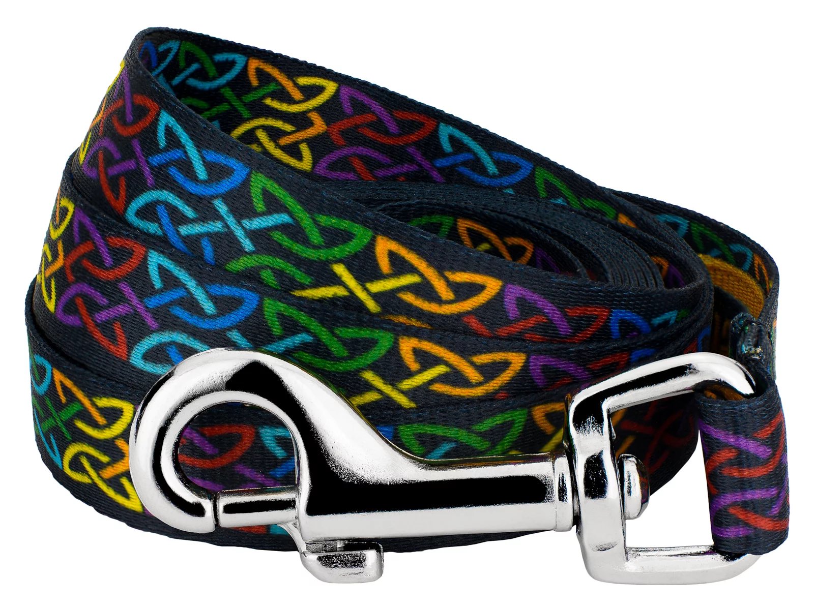 Country Brook Petz - Celtic Pride Dog Leash - Irish Pride Collection with 2 Lucky Designs (6 Foot, 1/2 inch Wide)