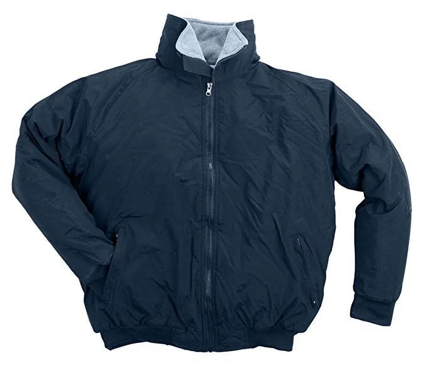 North 15 Men's Nylon Three-Season Jacket, Polar Fleece Lined-2003-Navy-XXX-Large