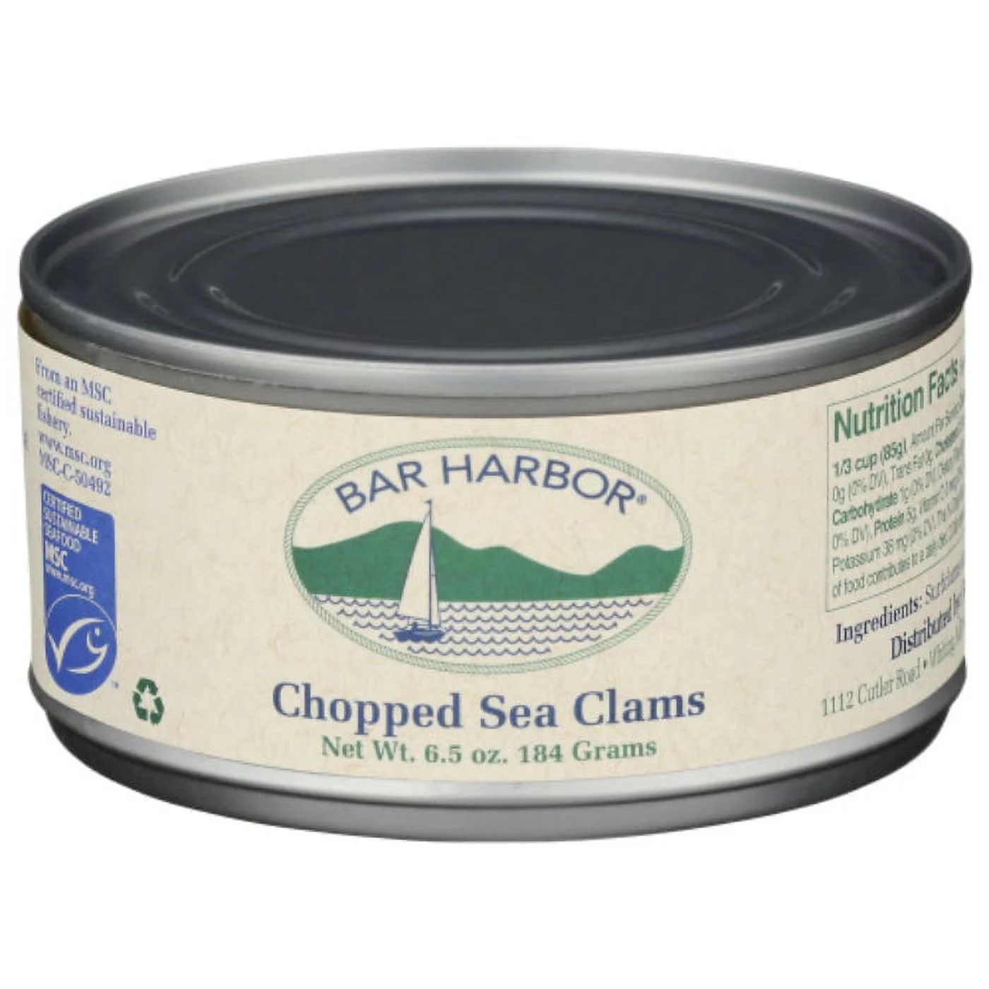 BAR HARBOR CLAM CHOPPED 6.5 OZ - Pack of 12