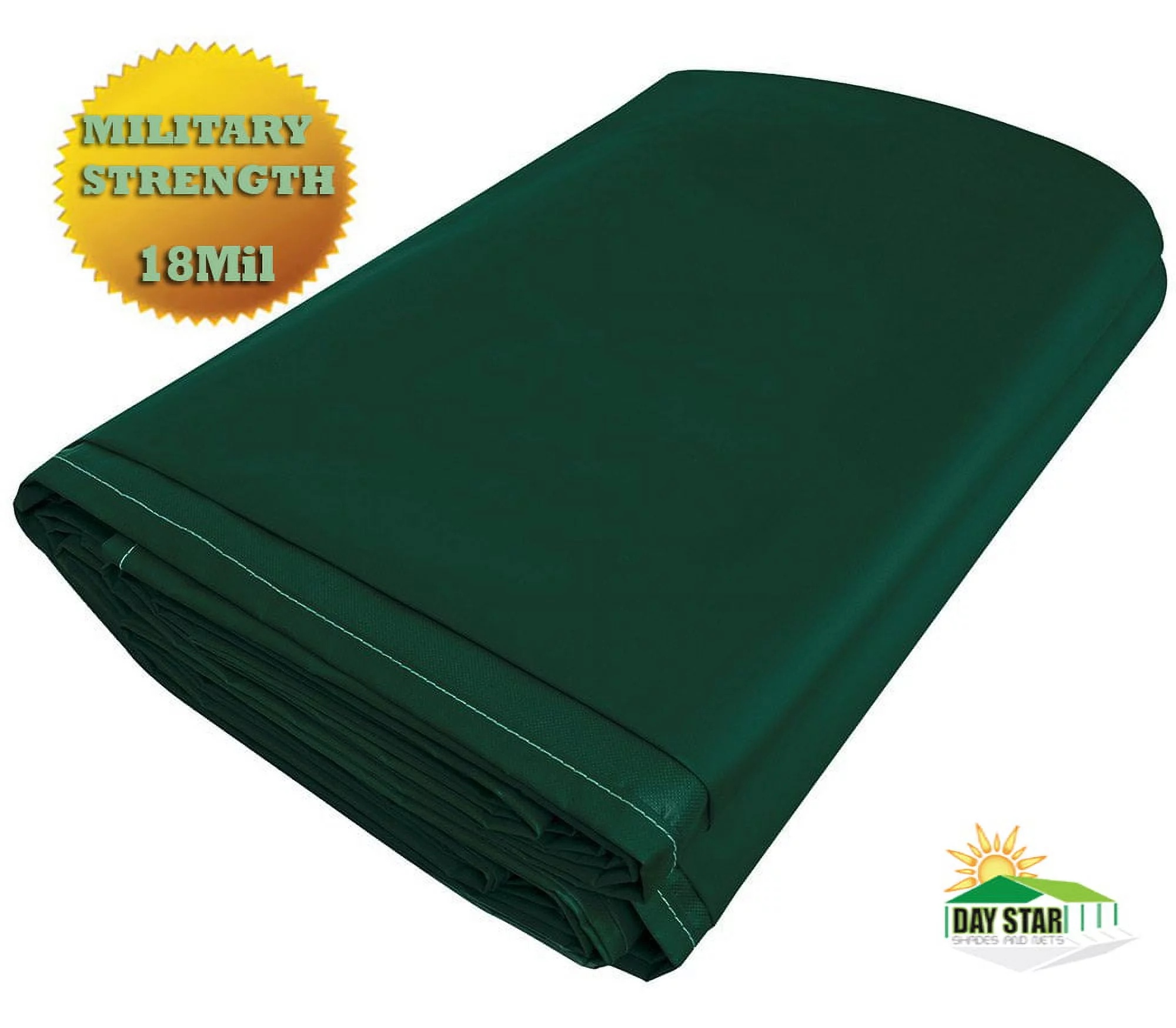5'x7'Green Vinyl Tarp PVC Tarp 13 Oz. 18mil