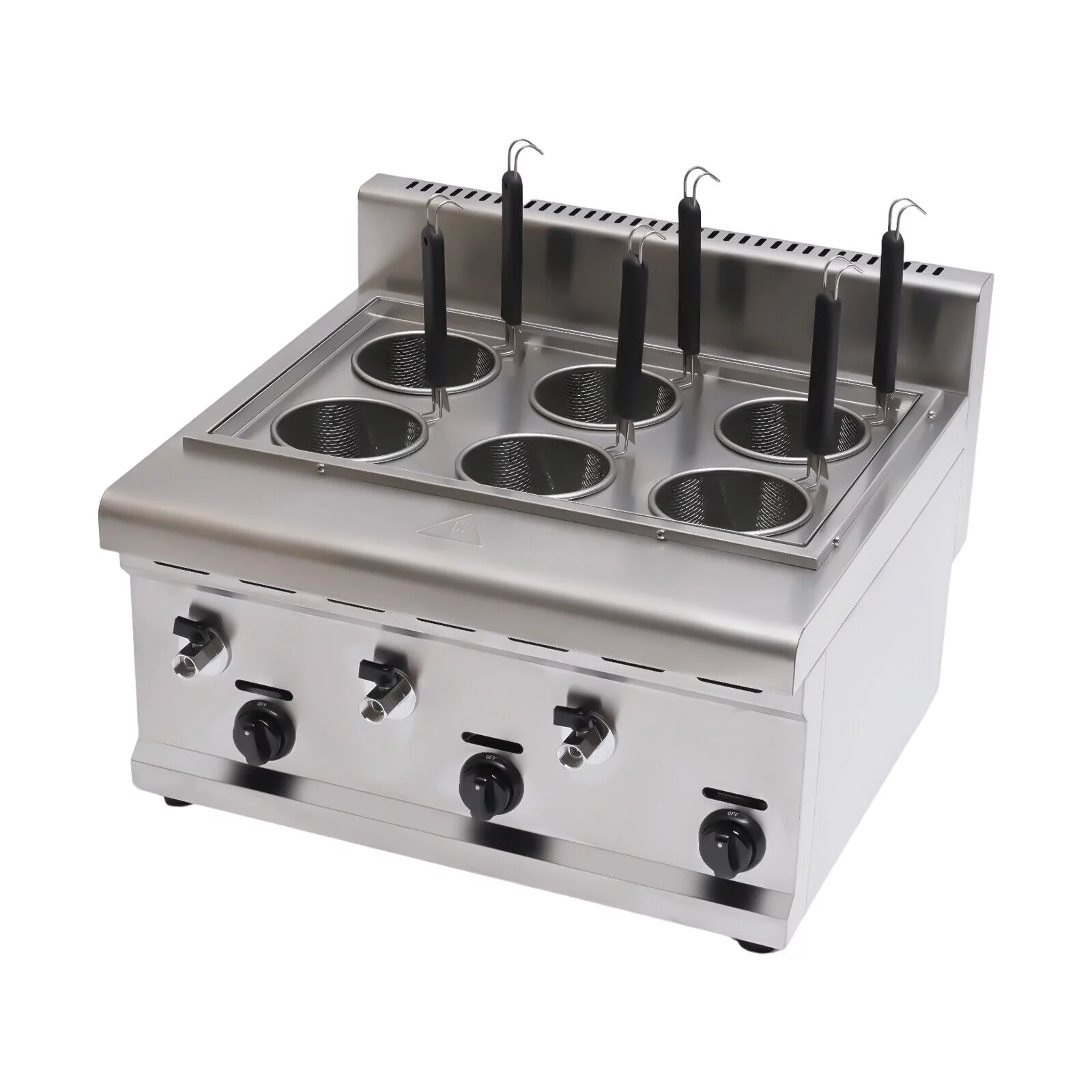 6 Basket Commercial Propane Gas Noodle Pasta Desktop Cooker Ramen Cooker
