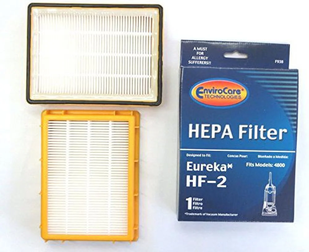 Compatible with Eureka Vacuum Smart Vac HEPA 61111 (HF-2 Filter) 2 pack