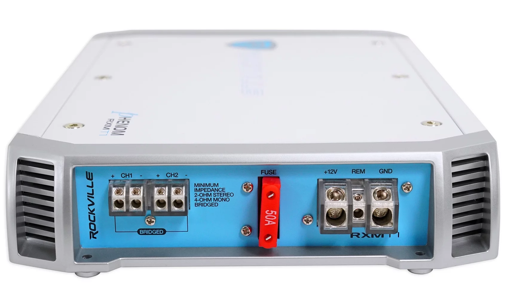 Rockville RGHR2 Marine Bluetooth Receiver+Remote+8