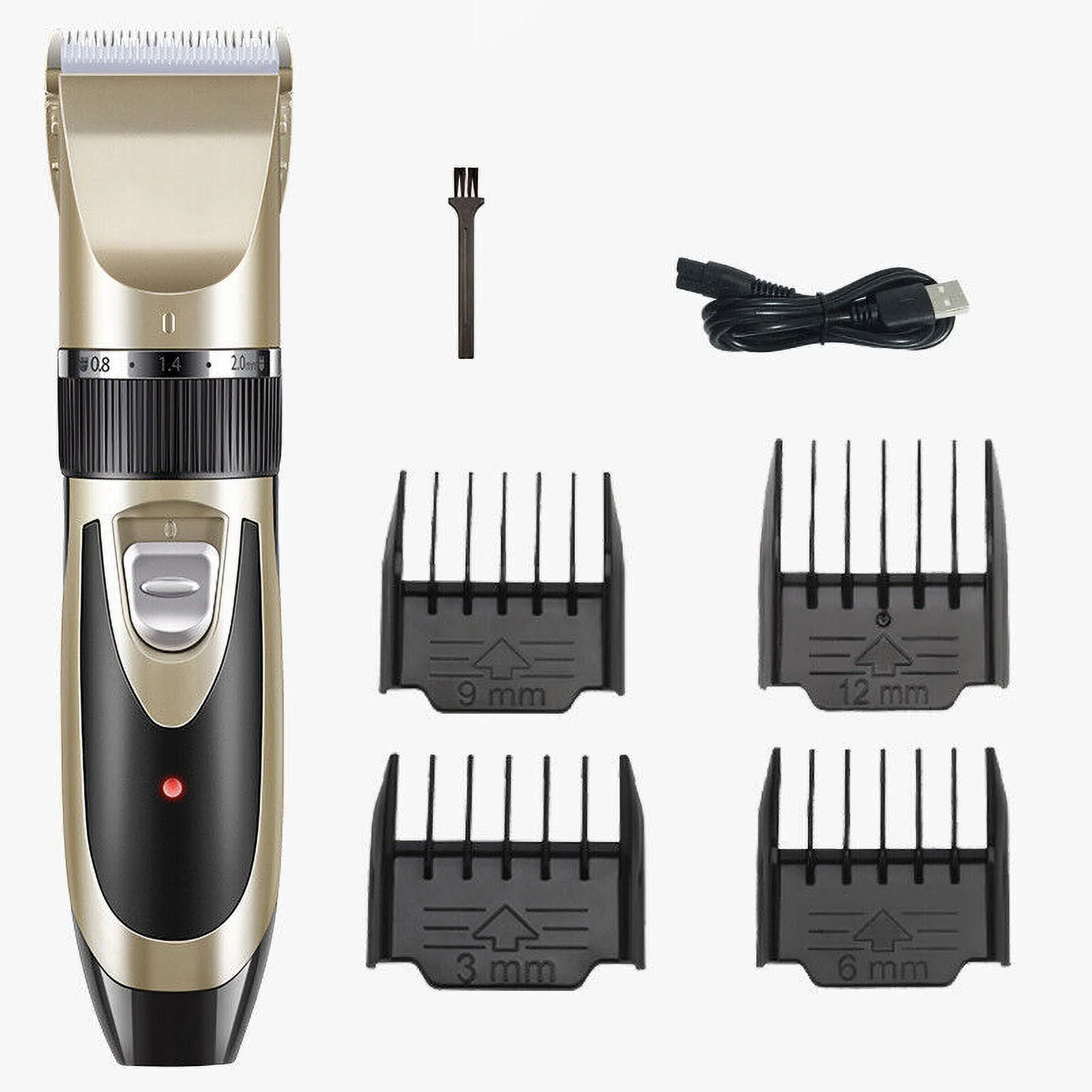 Cat Dog Pet Grooming Kit Electric Hair Clipper Trimmer Set Rechargeable Cordless