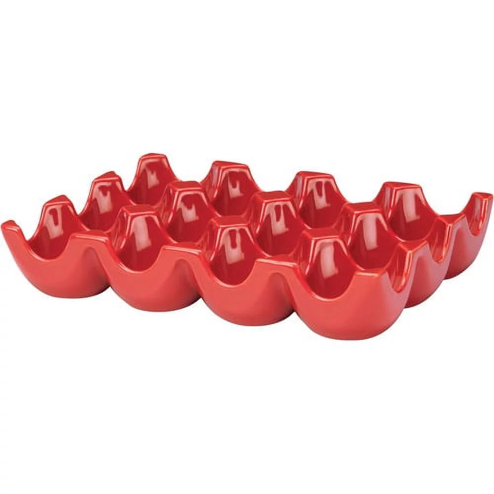 Rachael Ray 12-Count Stoneware Egg Serving Tray