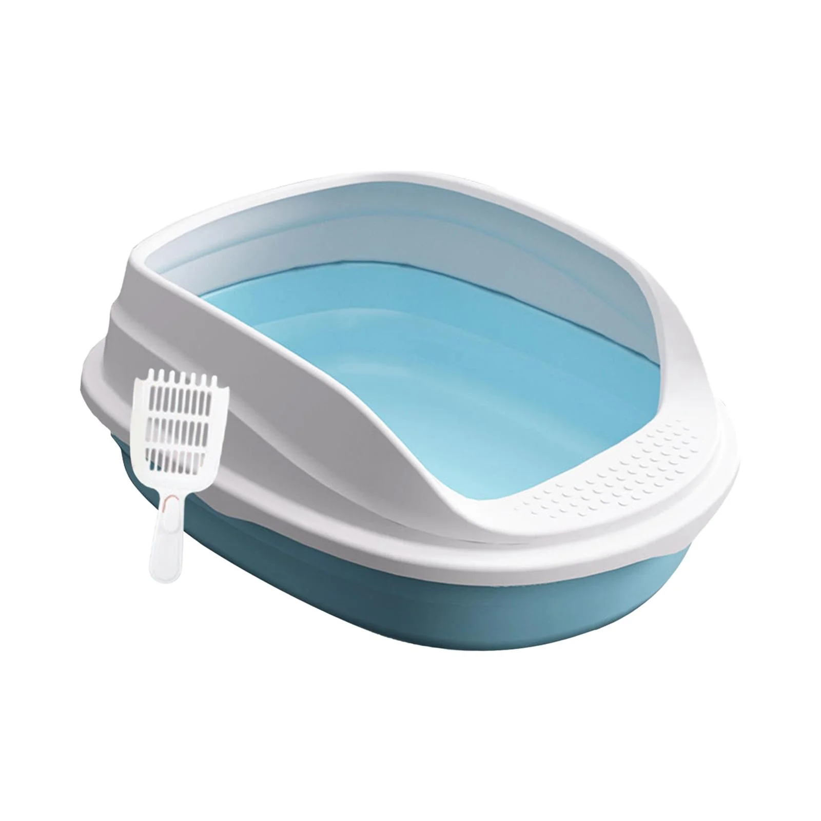 Toysmith Open Cats Toilet Cat Small Dogs Bedpan Cage Easy to Clean Pets Supplies Kitten Potty Pan for Hamsters Indoor Cats Kitten 38cm