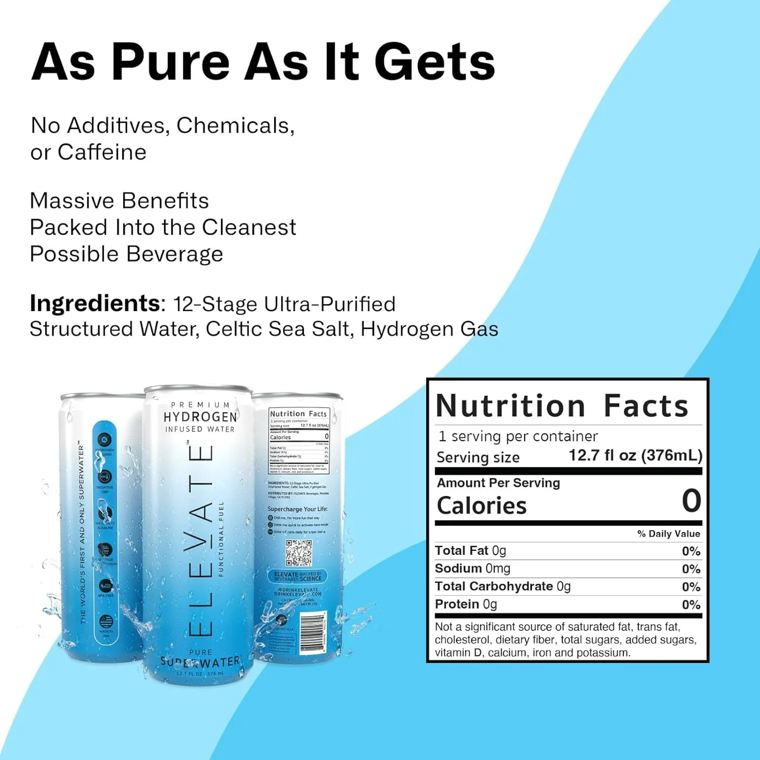 ELEVATE Hydrogen Water (12 pk)