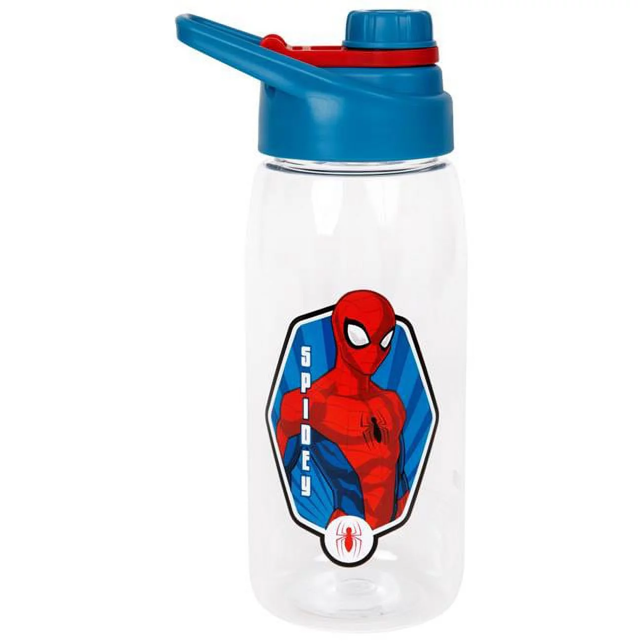 Spider-Man 856350 20 oz Spider-Man Water Bottle with Decorative Sticker Sheet
