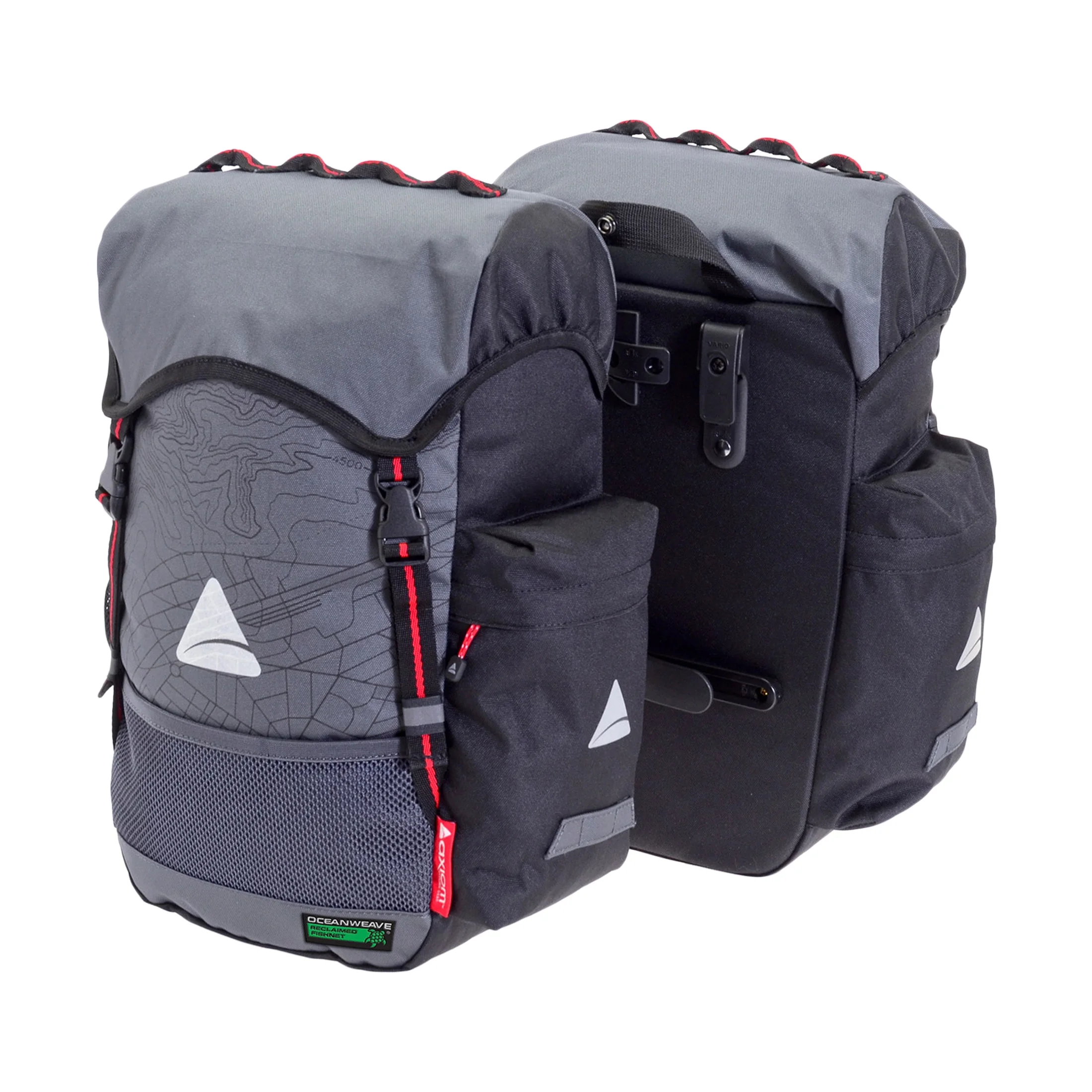 Axiom Seymour Oceanweave Pannier Bag Axiom Pannier Seymour O-weave P35+ Gy/bk
