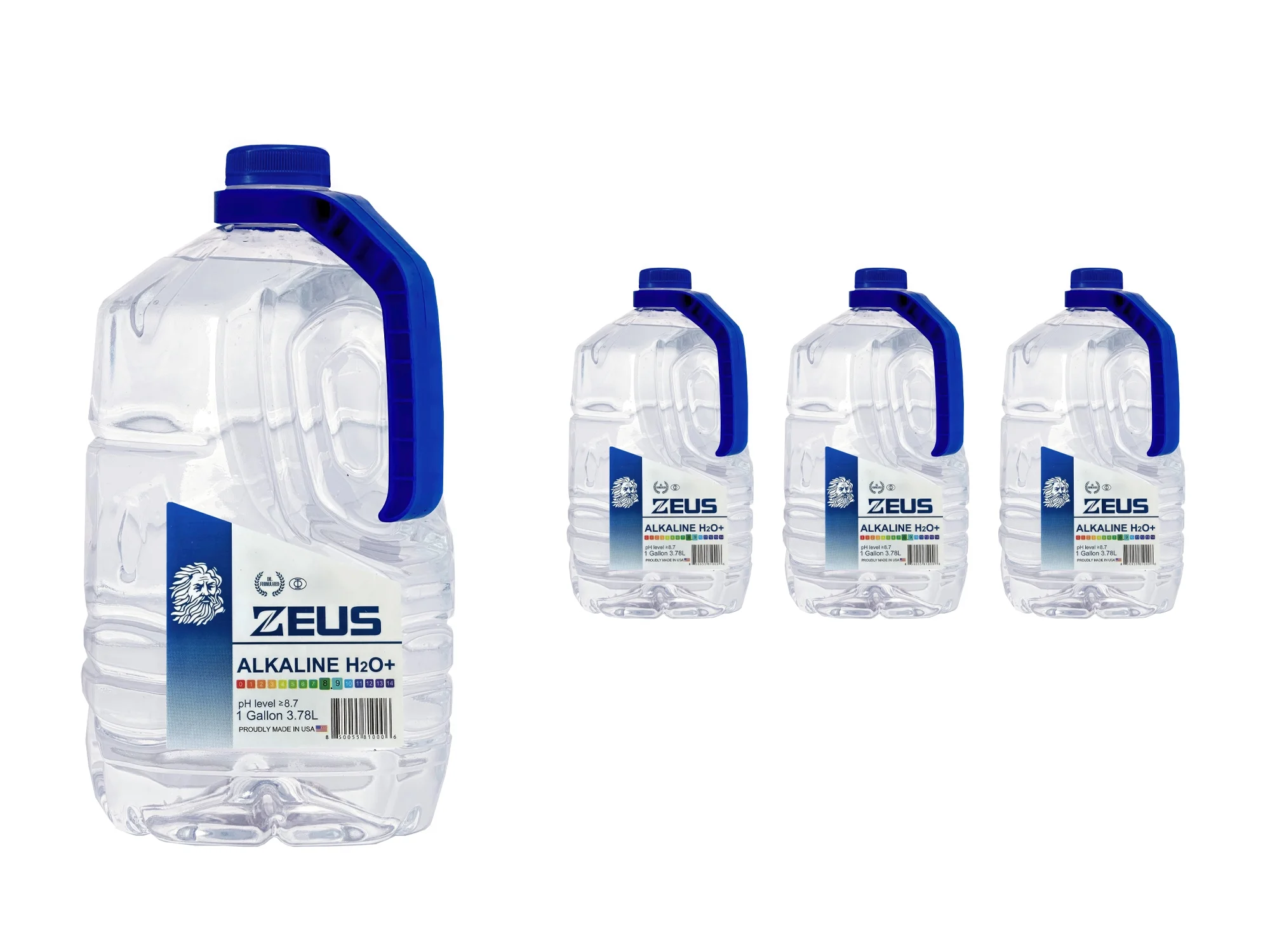 Zeus Alkaline Water (4pk/Gallon)