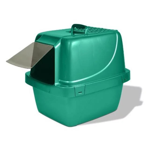 Van Ness Plastics  Xgiant Sifting Enclosed Cat Pan - Gray - Extra Large