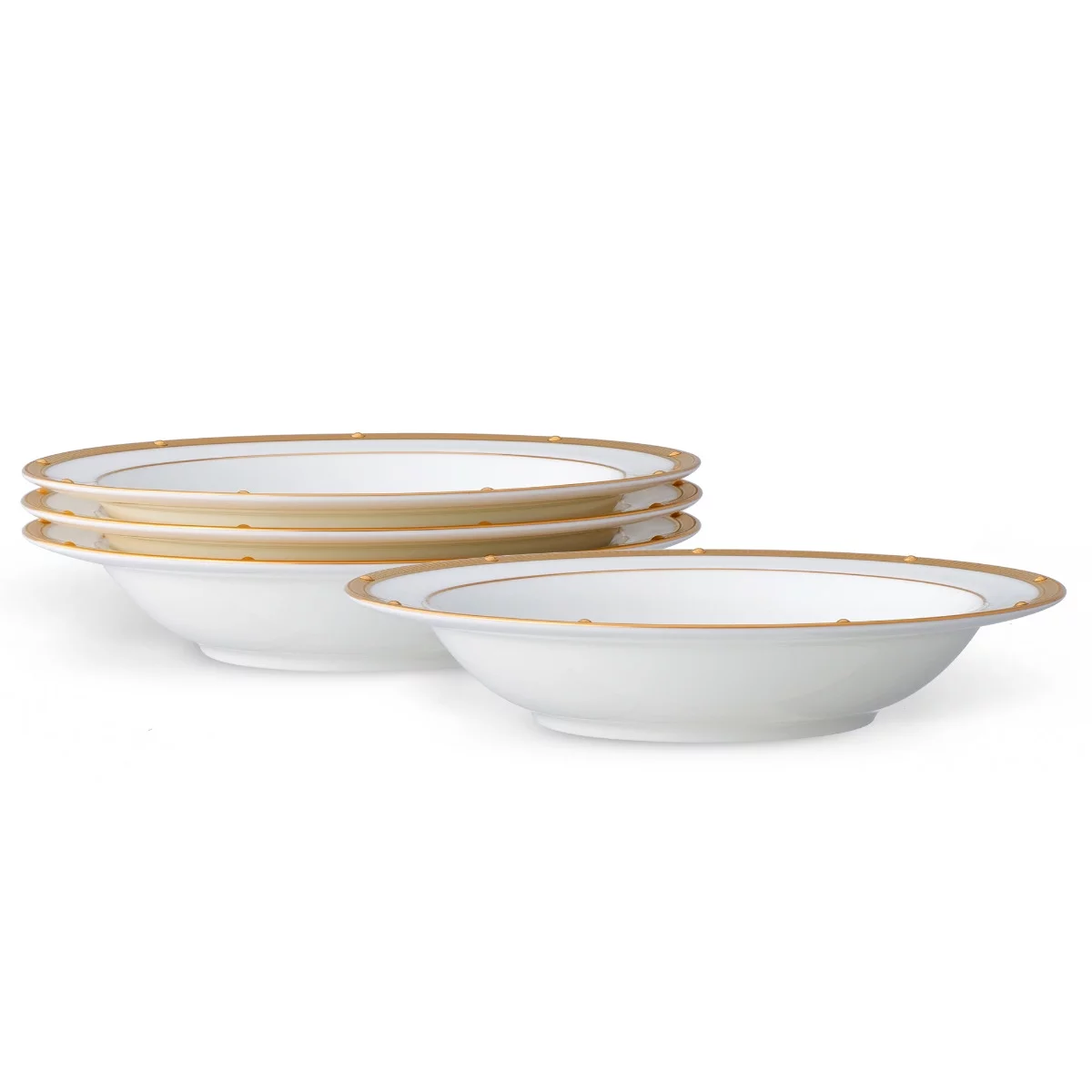 Noritake Rochelle Gold Set of 4 Fruit Bowls