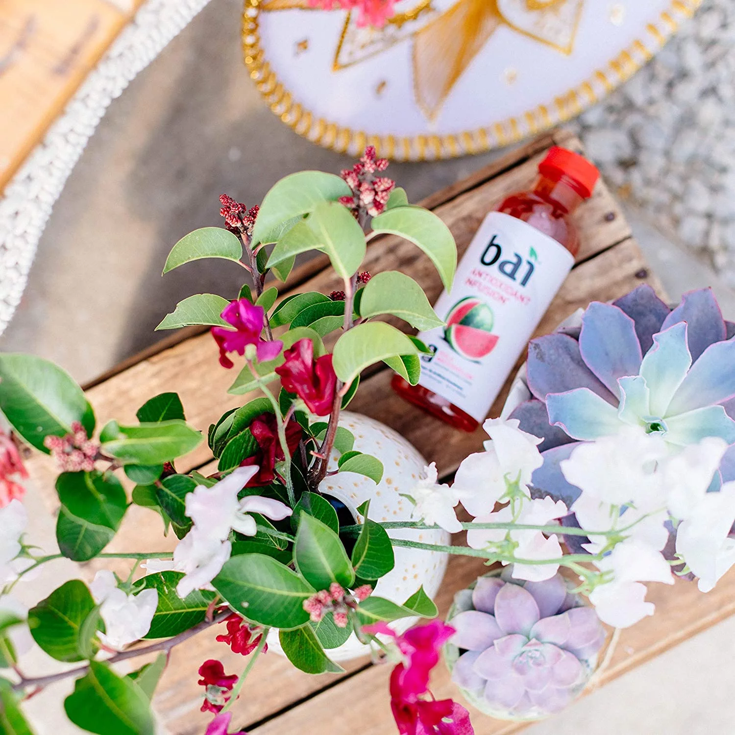 Bai Flavored Water, Kula Watermelon, Antioxidant Infused Drinks, 18 Fluid Ounce Bottles, 12 Count