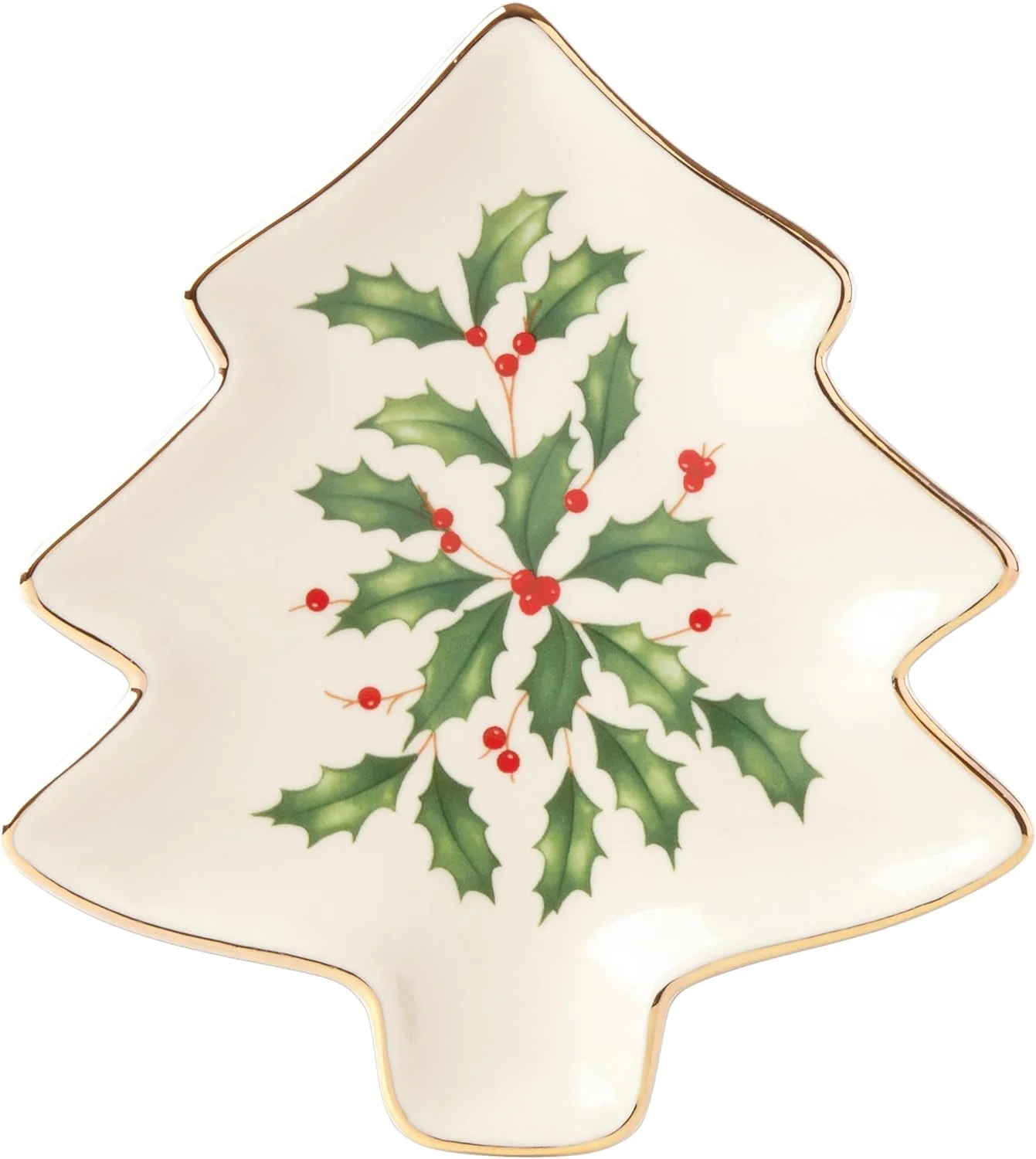 879592 Holiday Tree Shaped Party Plate