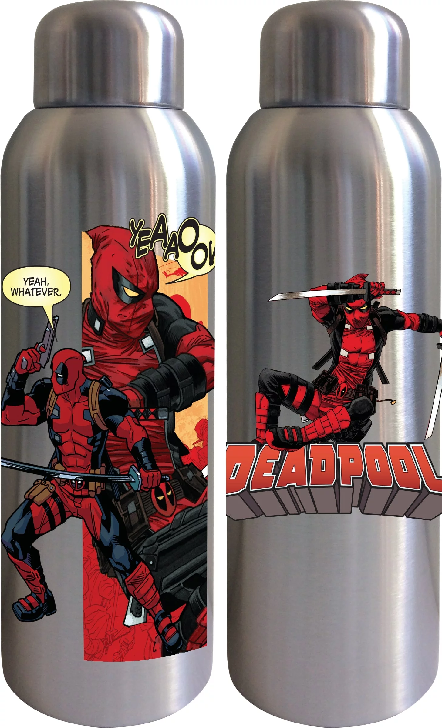 Deadpool UV 22 Ounces Stainless Steel Water Bottle
