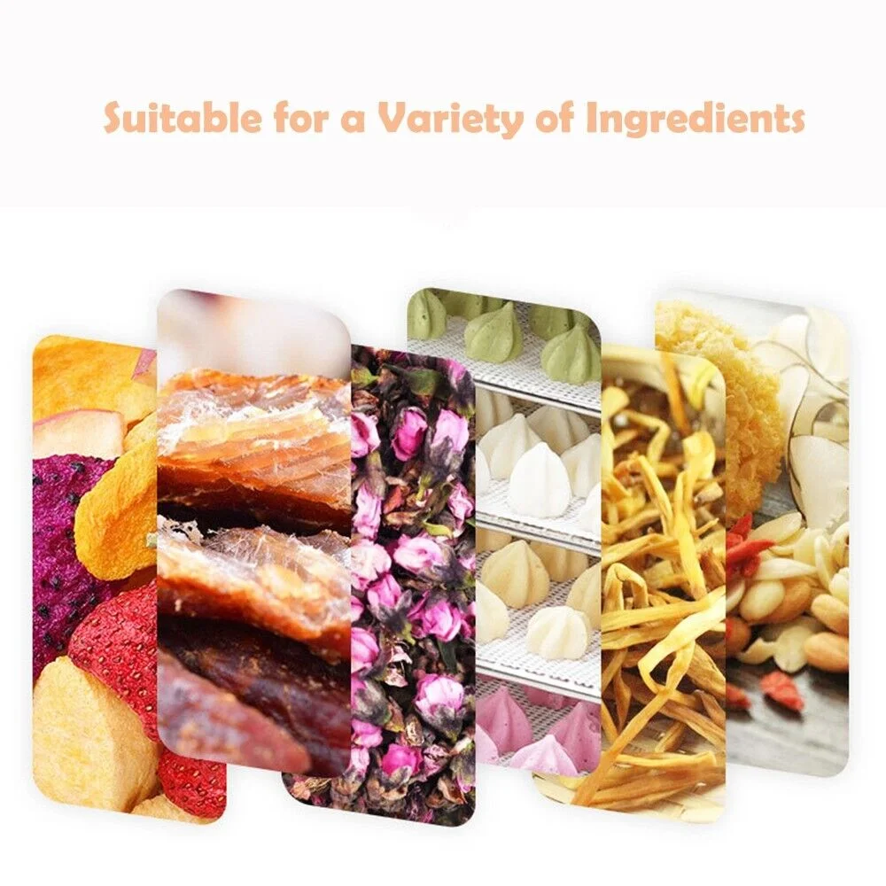 PreAsion 16 Layer Rotary Dryer Machine Fruit and Vegetable Dryer Food Dryer Pet Freeze-drying Machine110V