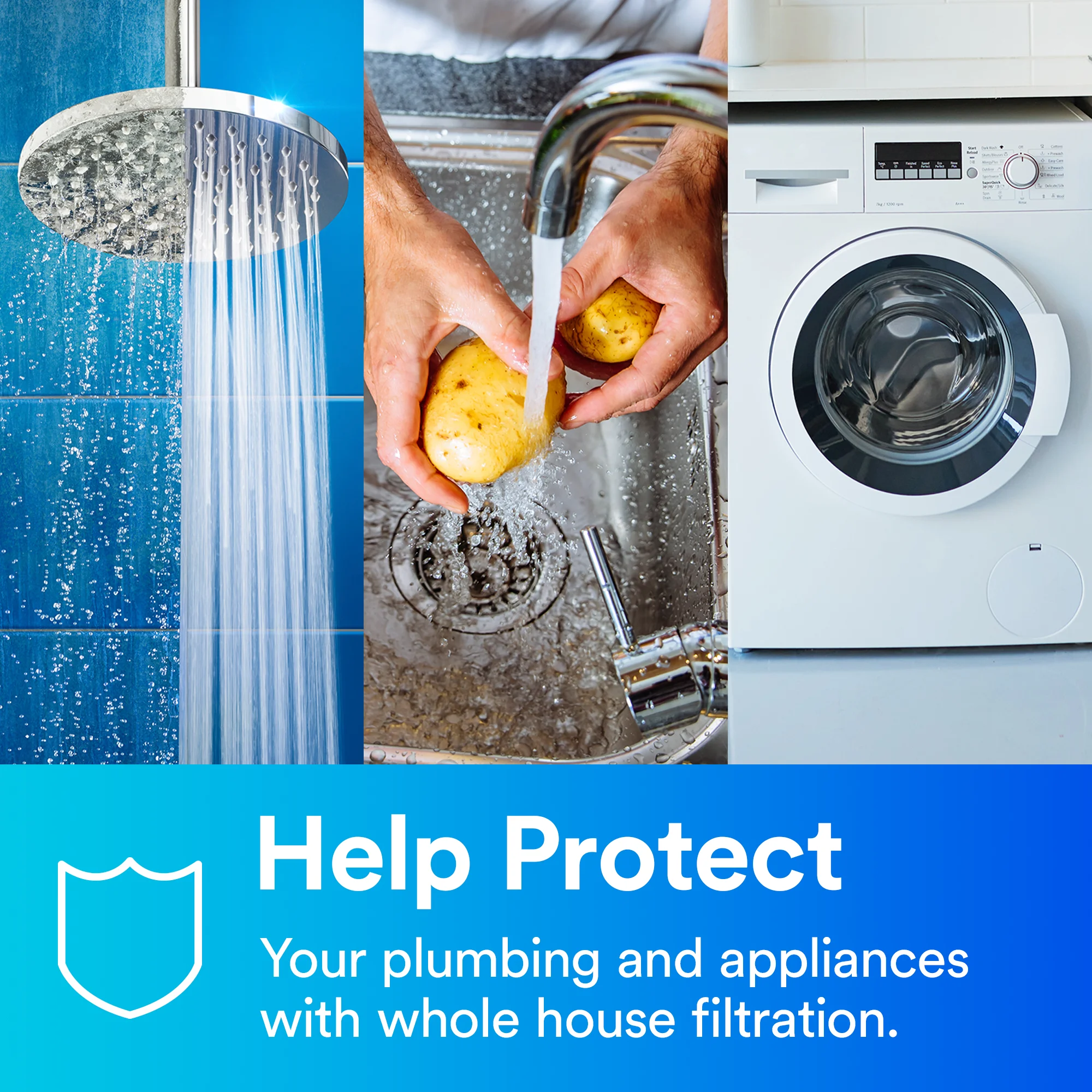 Filtrete™ Standard Capacity Whole House Water Filtration System 3WH-STD-S01