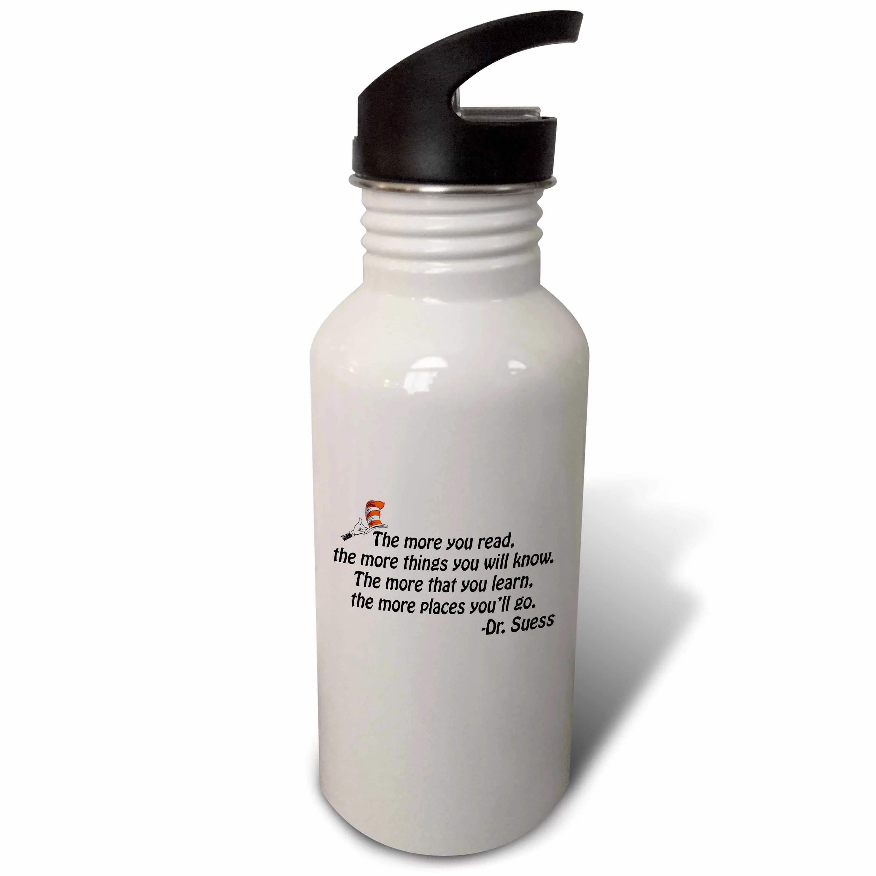 The more you read, the more things you will know. 21 oz Sports Water Bottle wb-163981-1