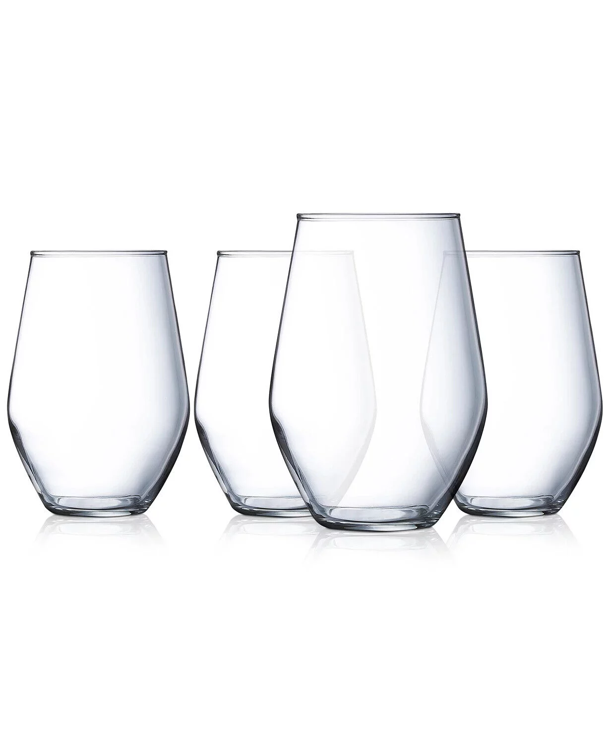 Luminarc Concerto Stemless Wine (Set of 4), 19 oz, Clear