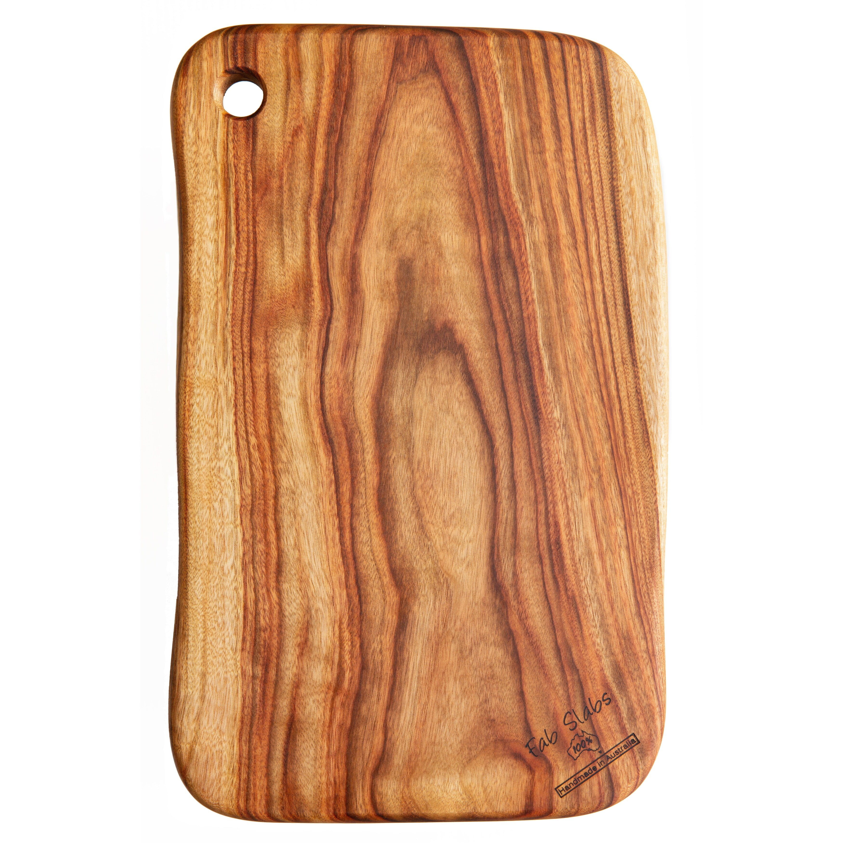 Fab Slabs Natural Wood Large Cutting Board for Kitchen, Heavy Duty Camphor Laurel Wooden Chopping Board, 18.9