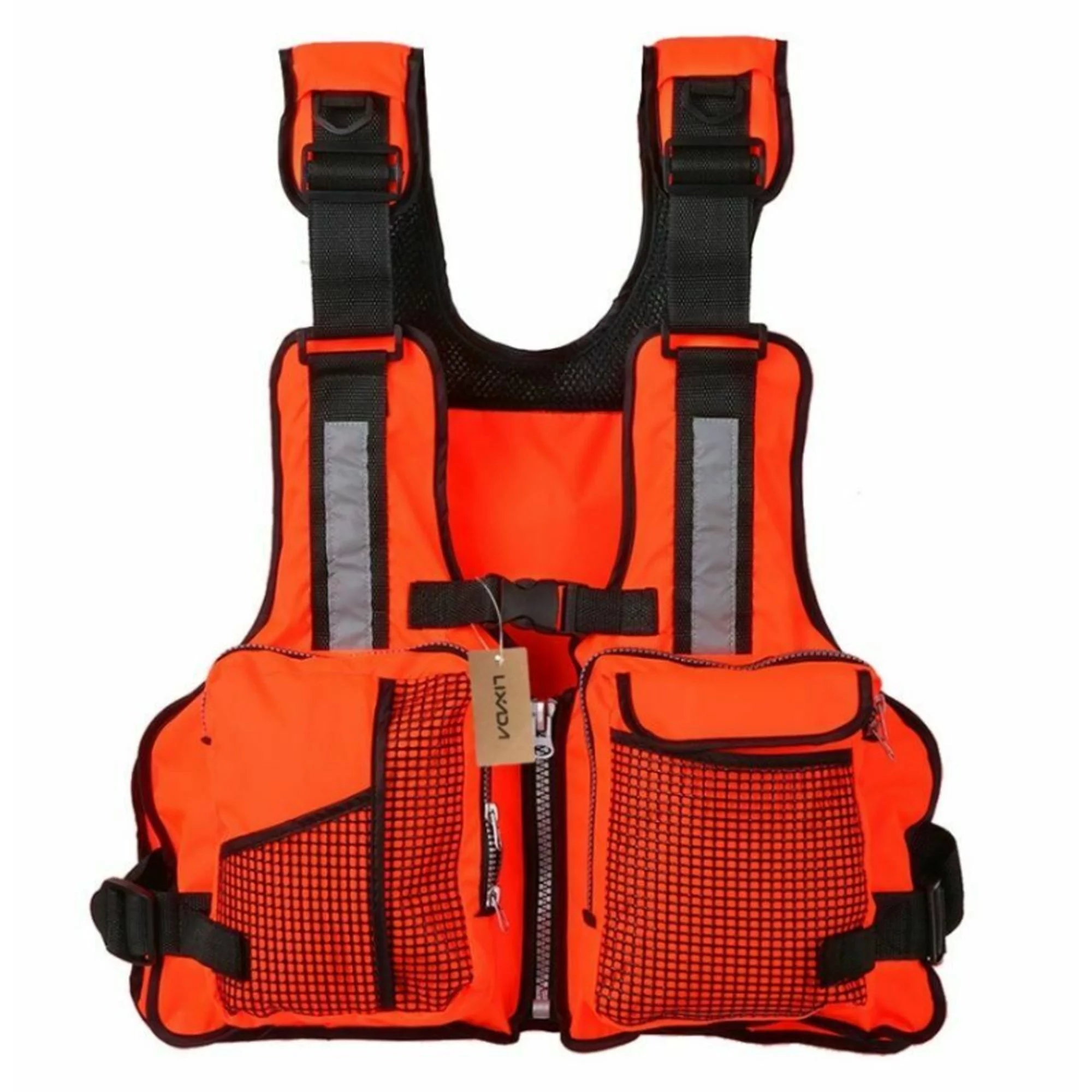 Sunisery Adult Adjustable Life Jacket Vest Marine Reflective Sailing Kayak Fly Fishing