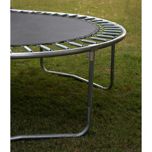 JumpKing Oval 8' x 11.5' Trampoline, with Enclosure, Blue/Green