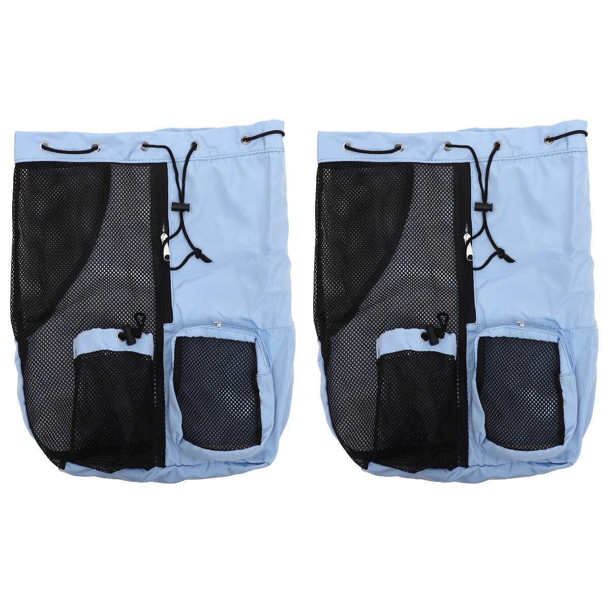 2pcs Drawstring Bag Big Capacity Drawstring String Bag Backpacks Drawstring Pouch for Hiking Camping