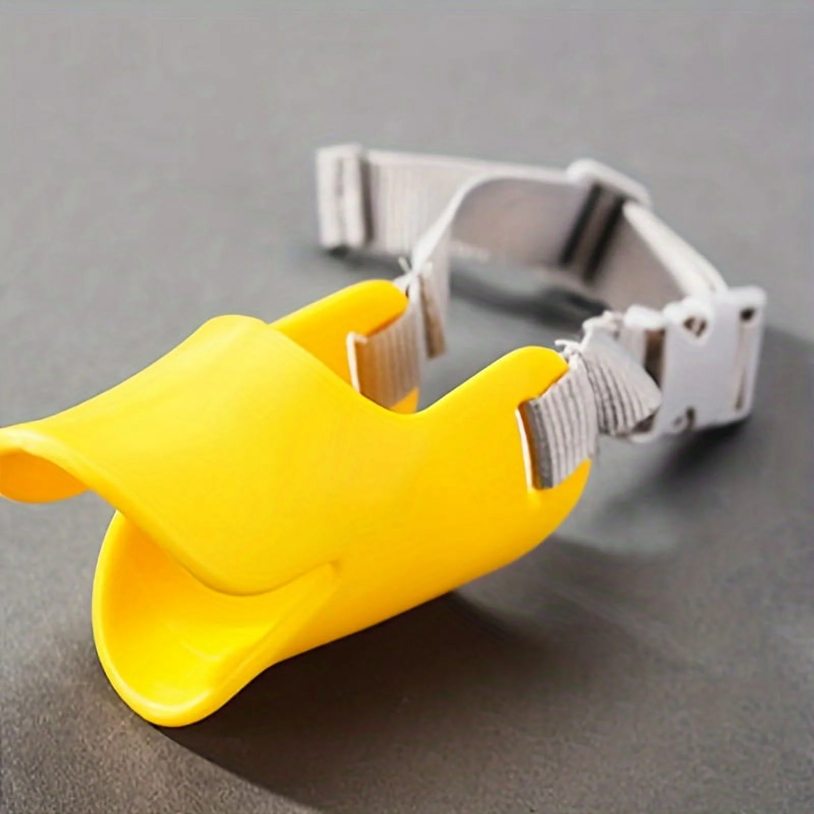 Cute Duck-Shaped Anti-Bite Muzzle - Soft & Comfortable Silicone Dog Mouth Cover