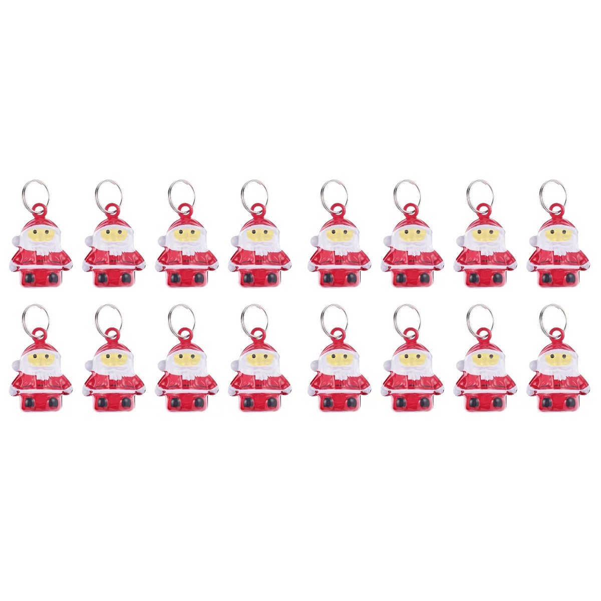 Frcolor Dog Christmas Collar Charm Santa Claus Accessories Gifts Charm Training Bell Pet Grooming Pets Collar Tie Bow Breakaway