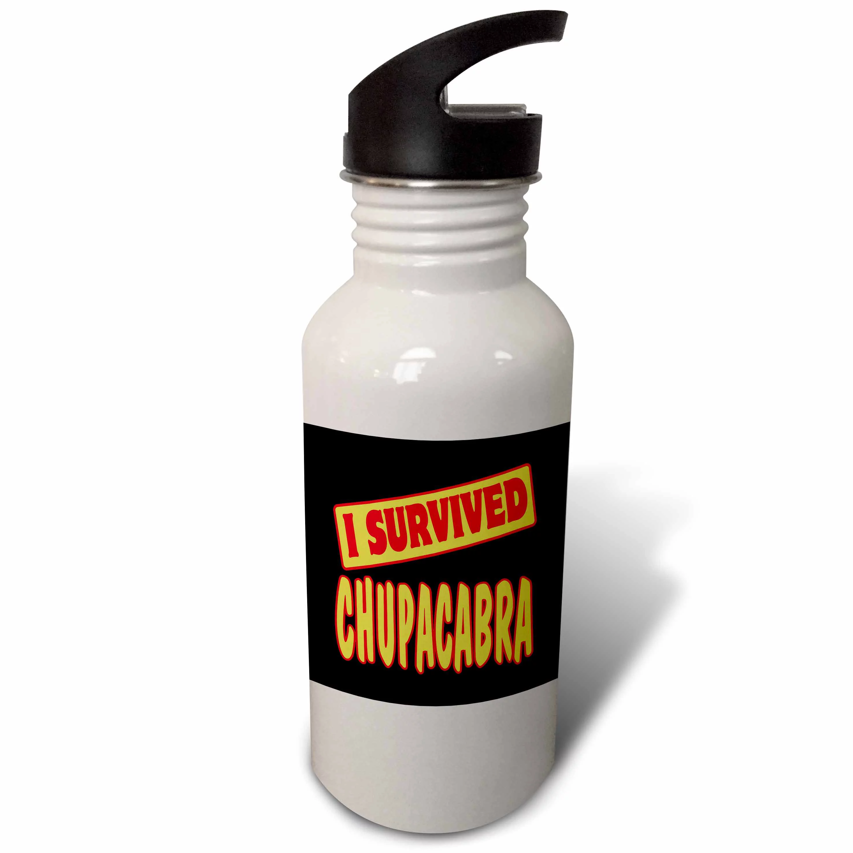 I Survived Chupacabra Survial Pride And Humor Design 21 oz Sports Water Bottle wb-117839-1