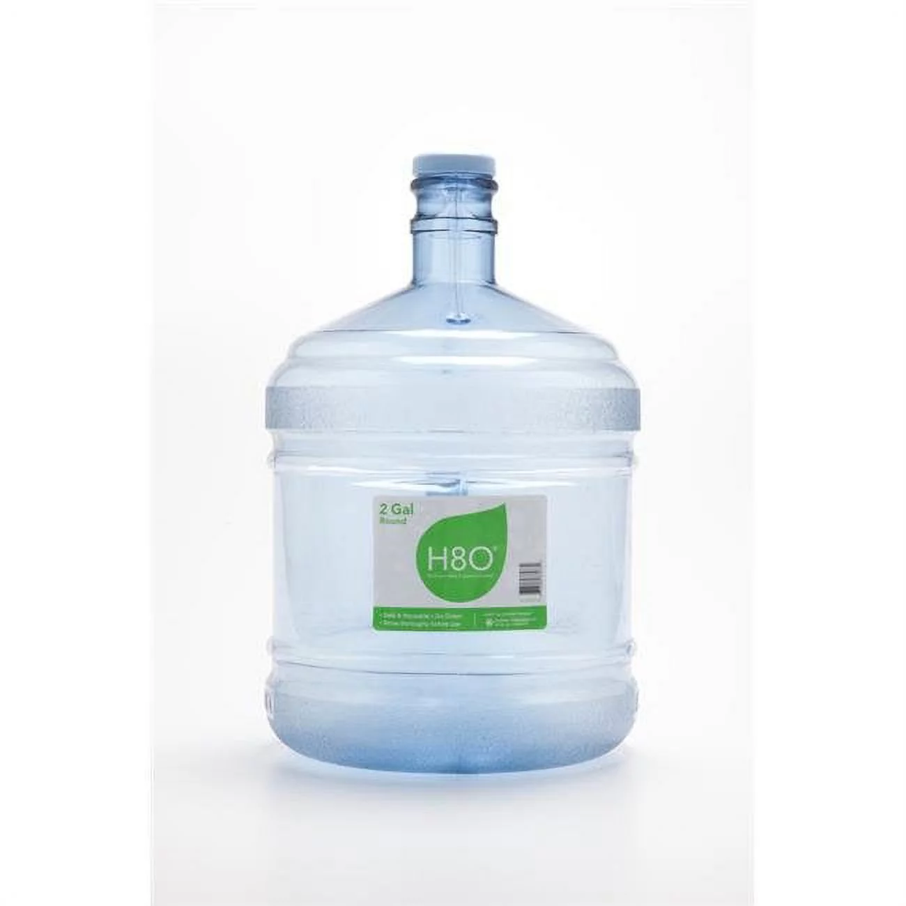 H8O PC28GS-48 2 gal Water Bottle with Handle & 48 mm Cap - Polycarbonate Plastic