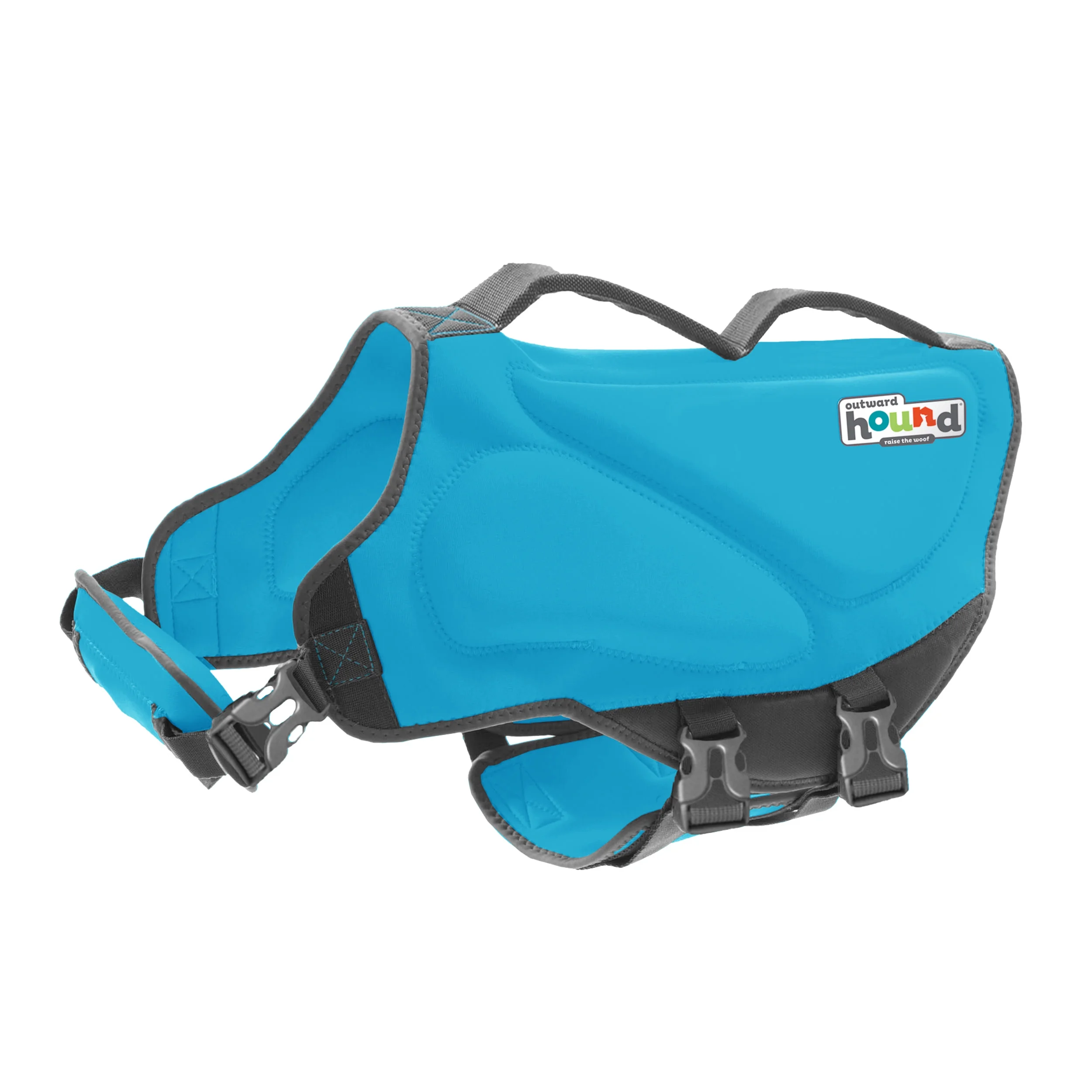 Outward Hound Dawson Swim Dog Life Jacket, Blue, Medium