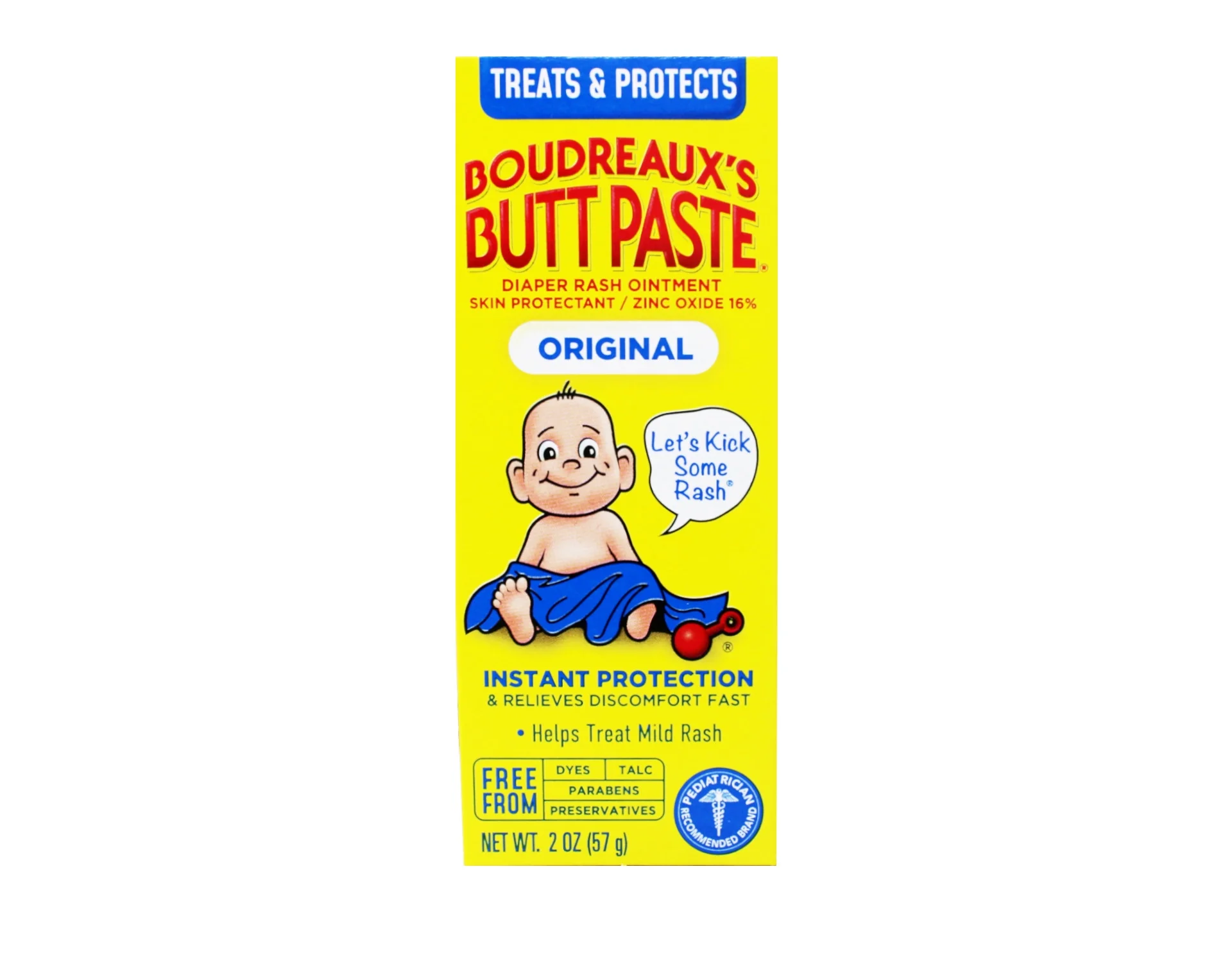 5 Pack - Boudreaux's Butt Paste Diaper Rash Ointment Original 2 oz