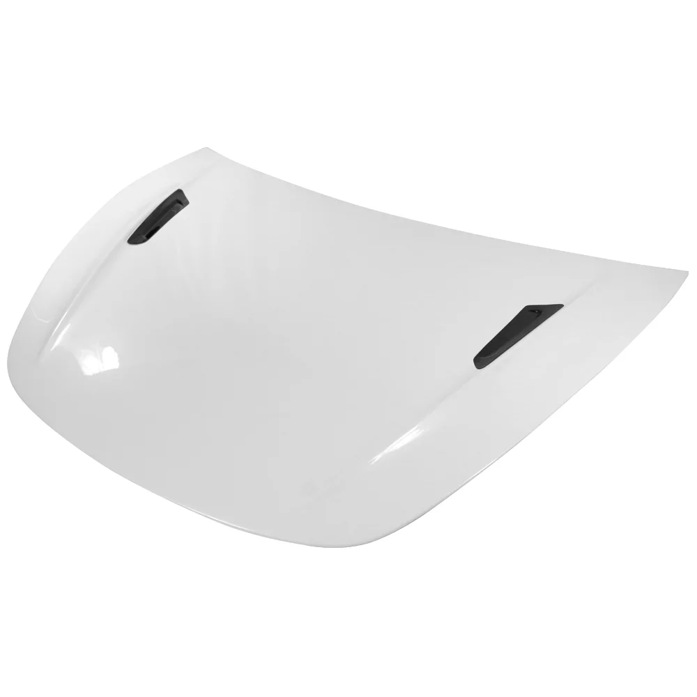 Ikon Motorsports Compatible with 17-23 Tesla Model 3 Front Hood Bonnet Shell Cover Panel Painted White Water Pearl ABS Plastic