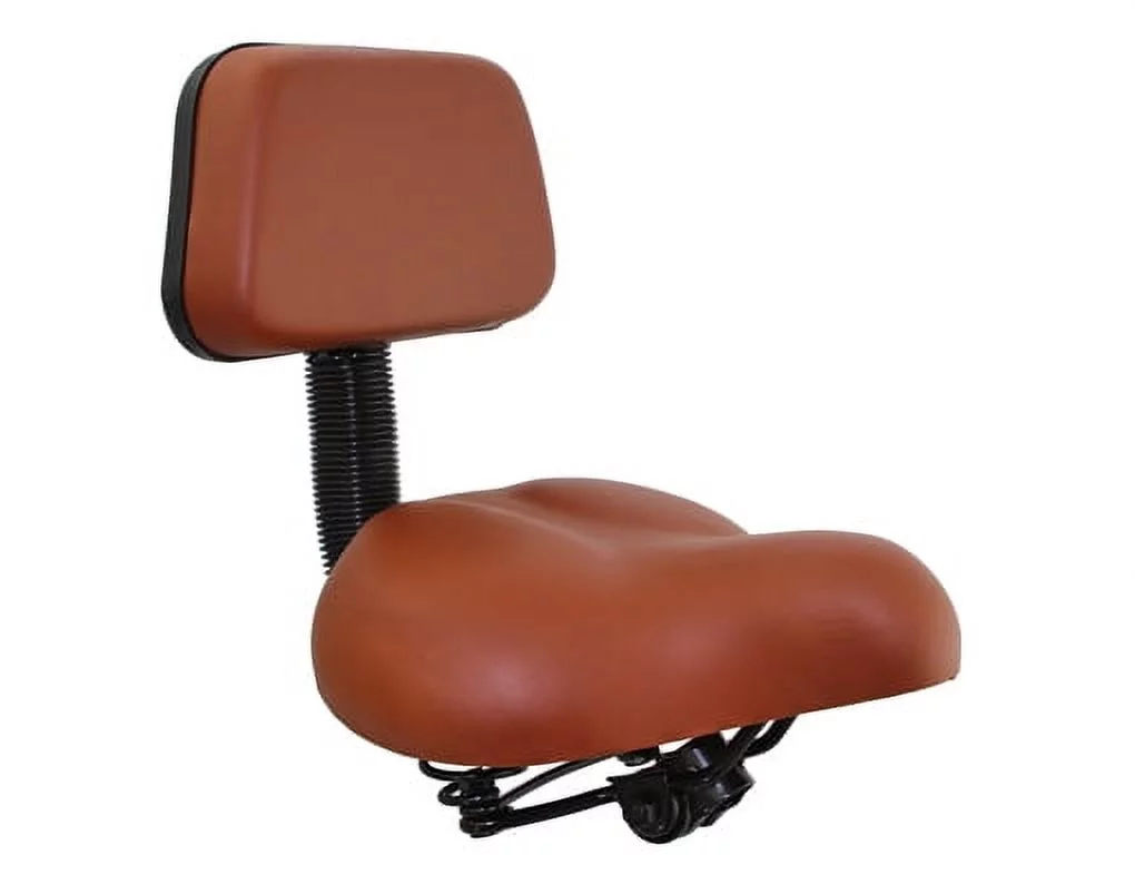 bike Beach Cruisers Saddle W/Back Rest 350 Brown.218312