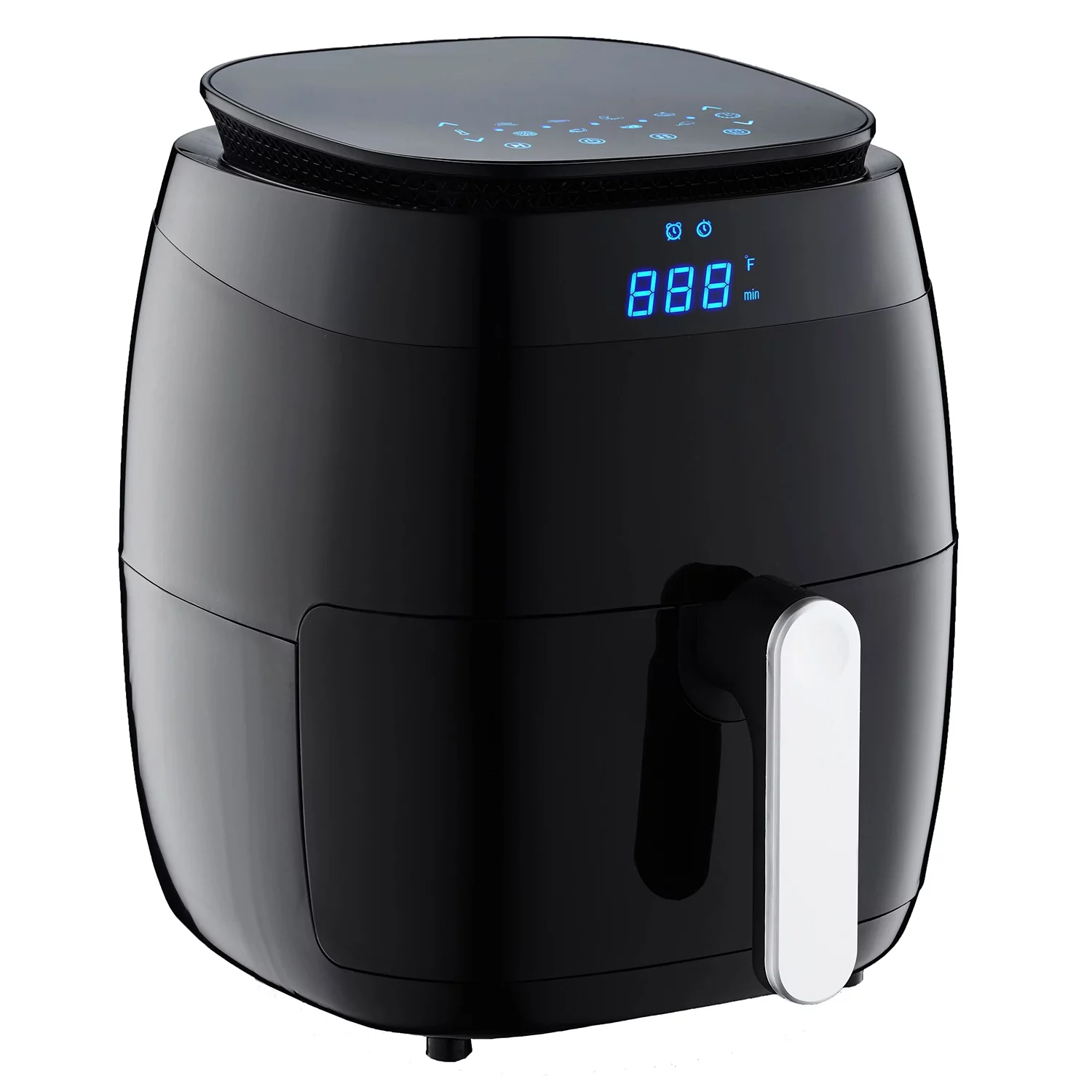 GoWISE USA 3.7-Quart 8-in-1 Touchscreen Air Fryer (Black), GW22821 + 50 Recipes For your Air Fryer Book