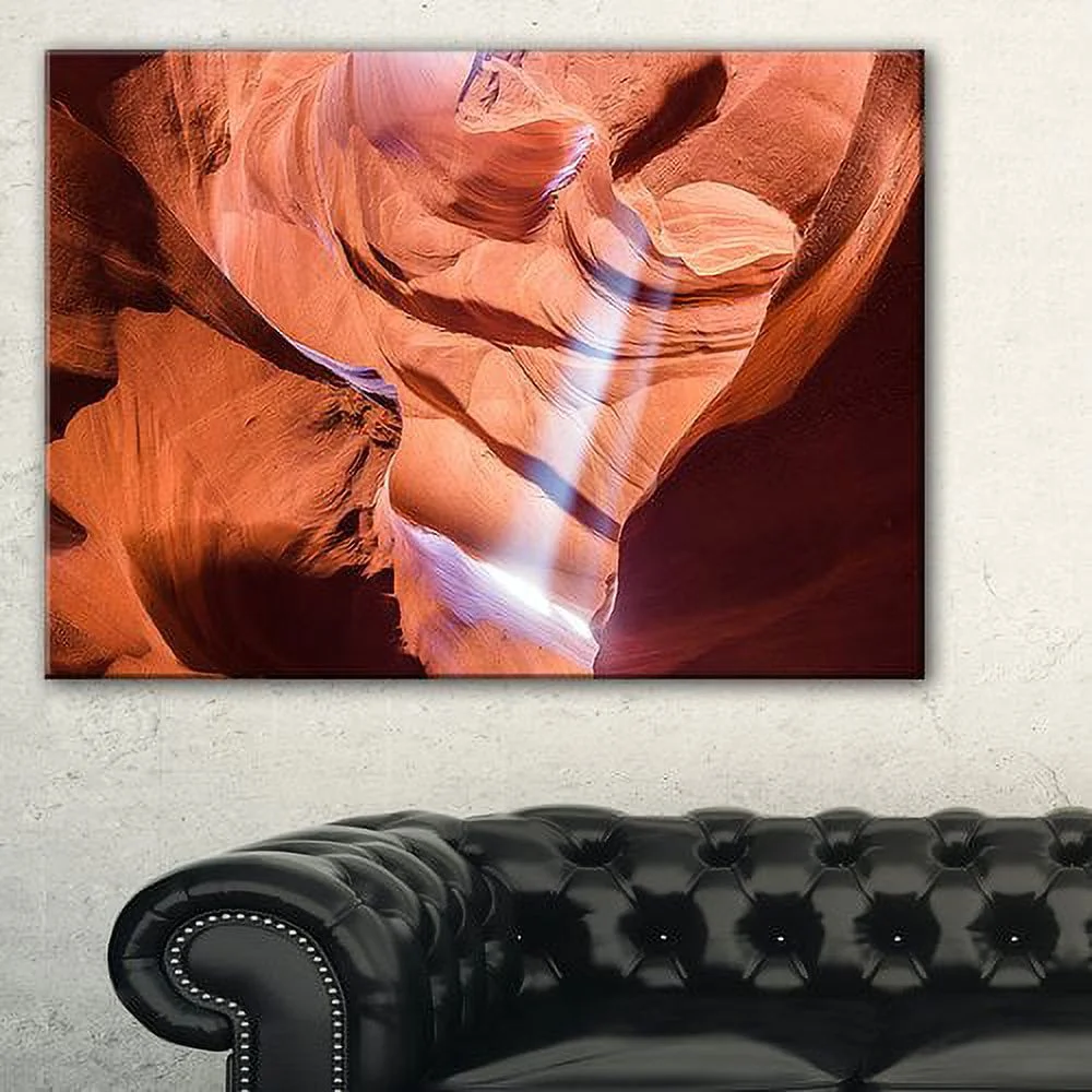 Design Art 'Light to Antelope Canyon' Graphic Art on Wrapped Canvas