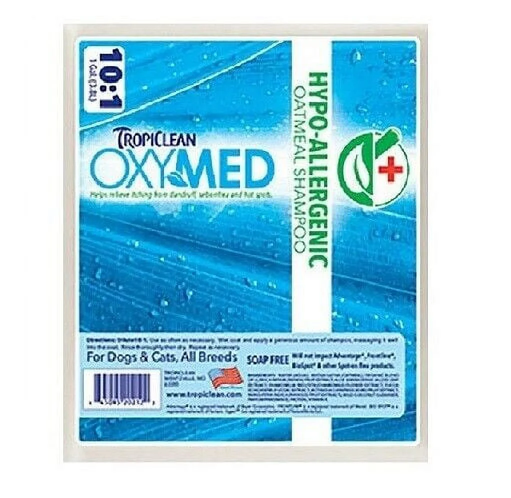 Dog Shampoo Hypoallergenic Soothing Oatmeal Clean Soft Coat Gallon Concentrate