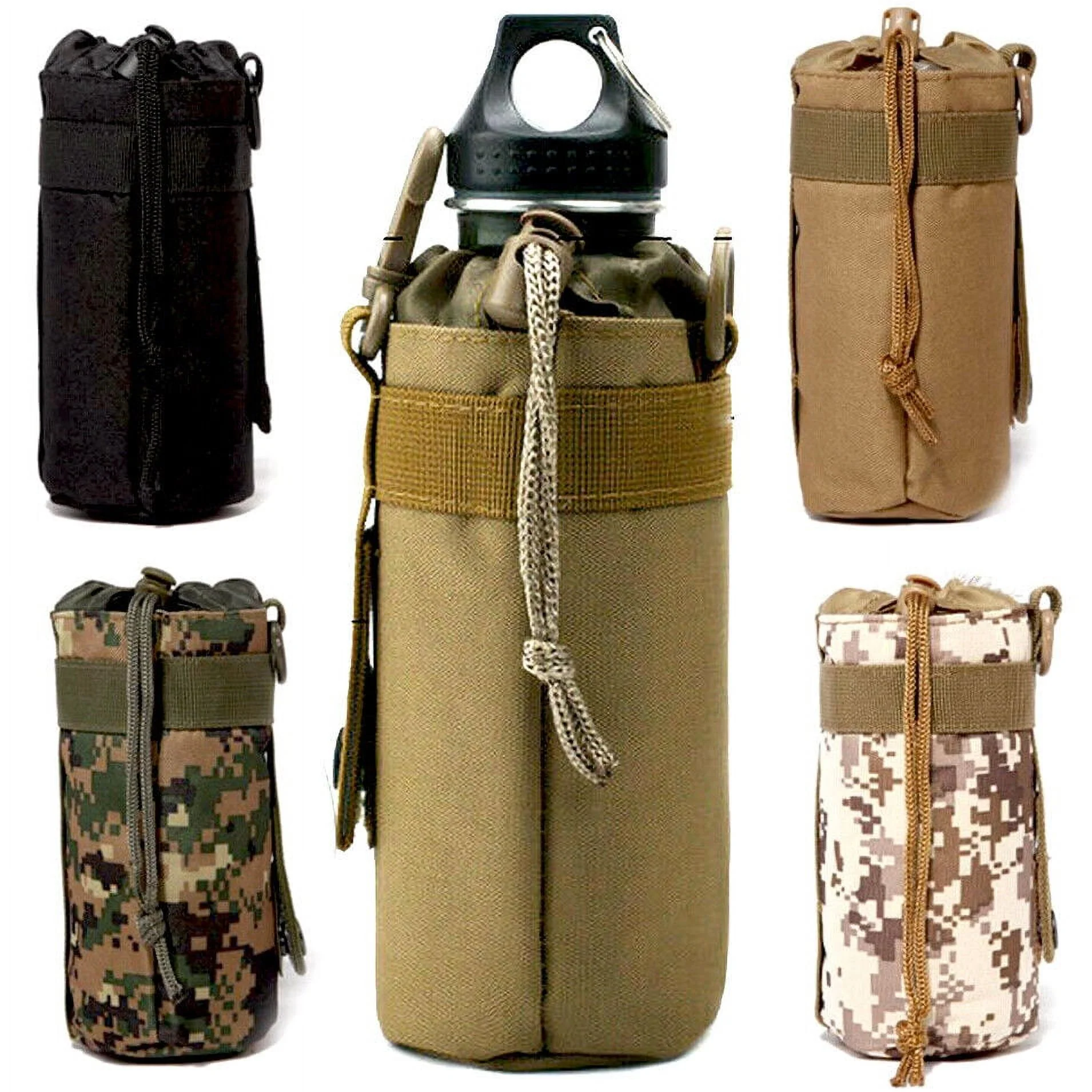 Tactical Molle Water Bottle Bag Pouch Outdoor Hydration for Camping Hiking Bag
