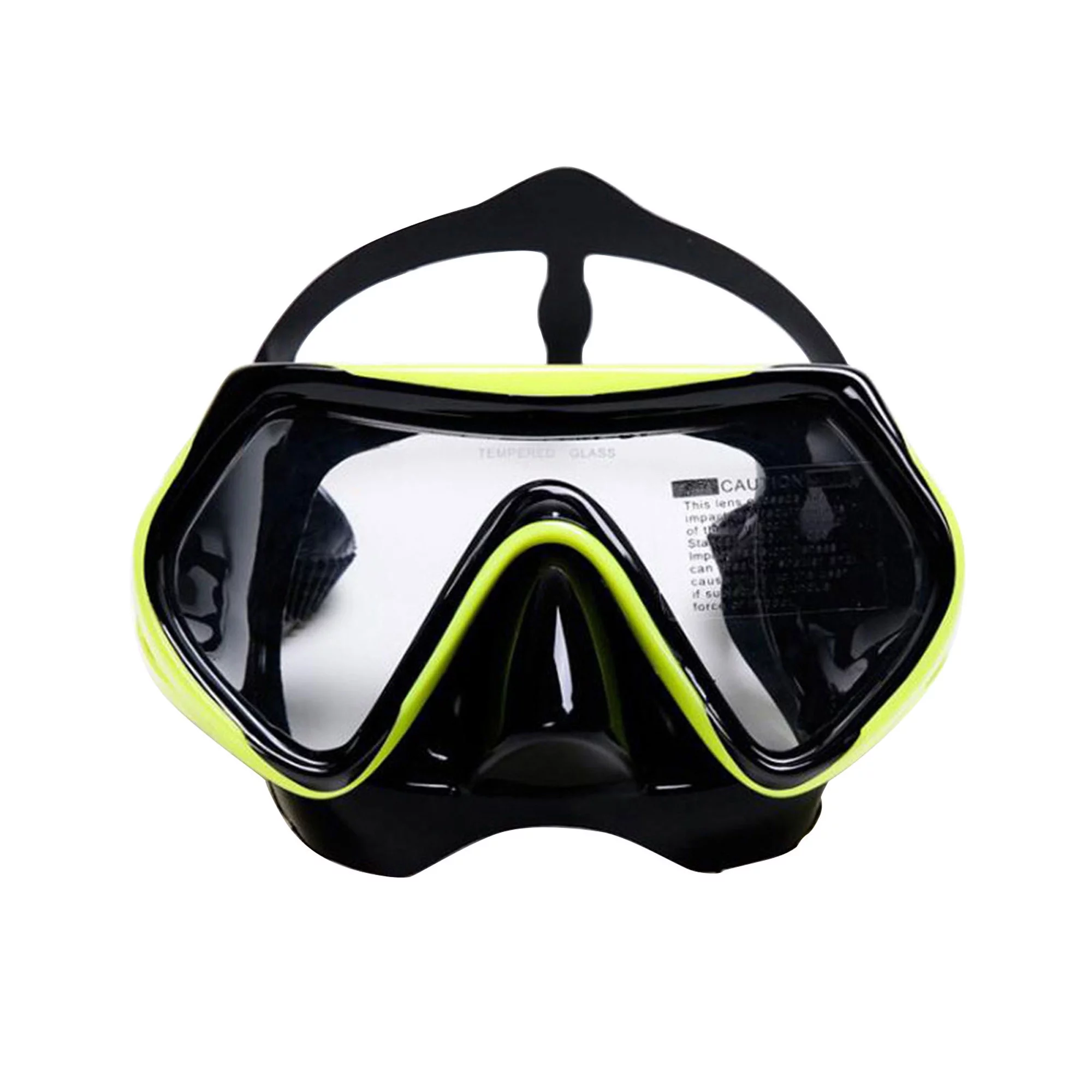 Silicone Diving Mask Diving Swimming Pool Training Equipment with Anti-drop Frame Anti-fog Lens
