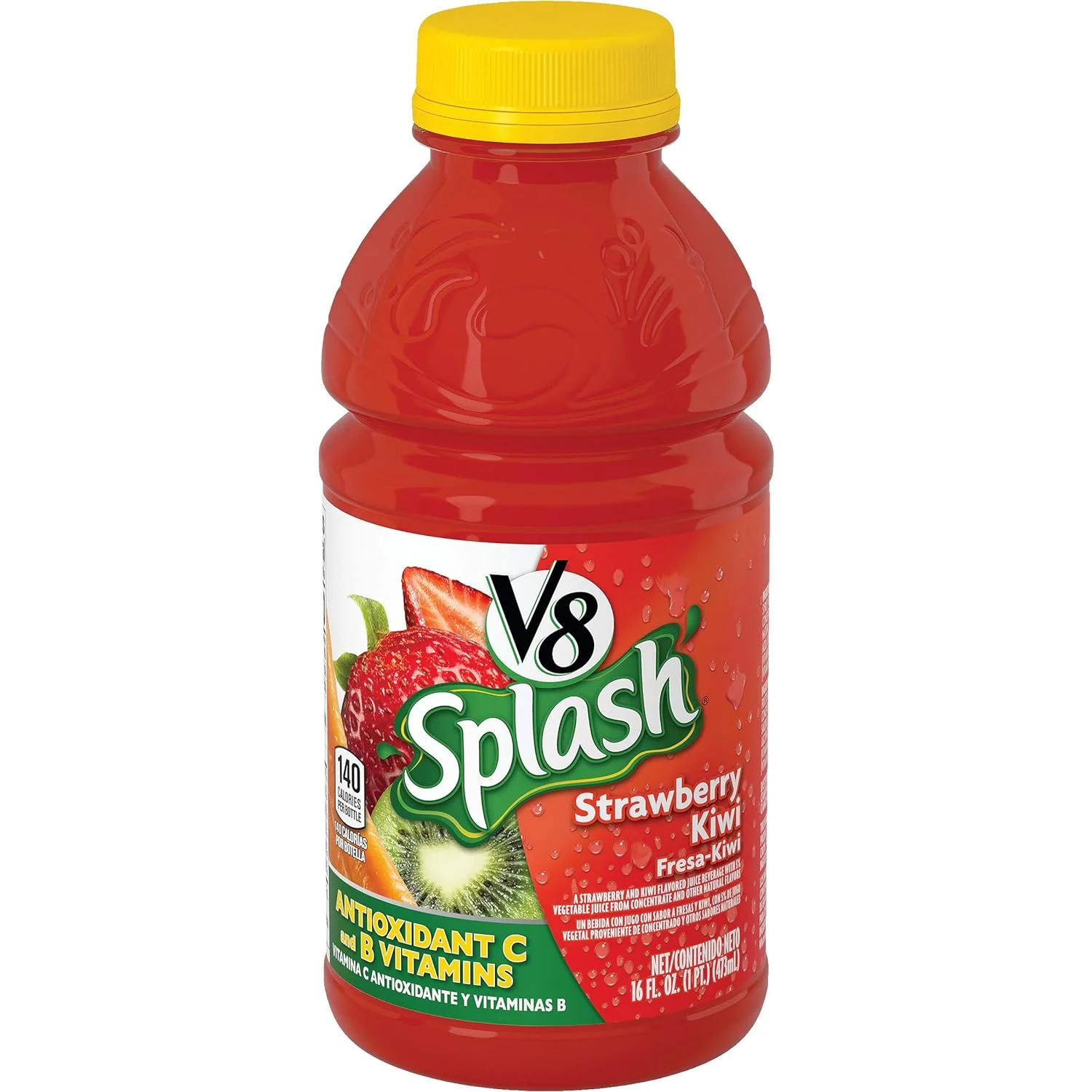 Splash, Strawberry , 16 Oz. Bottle, 12/Box