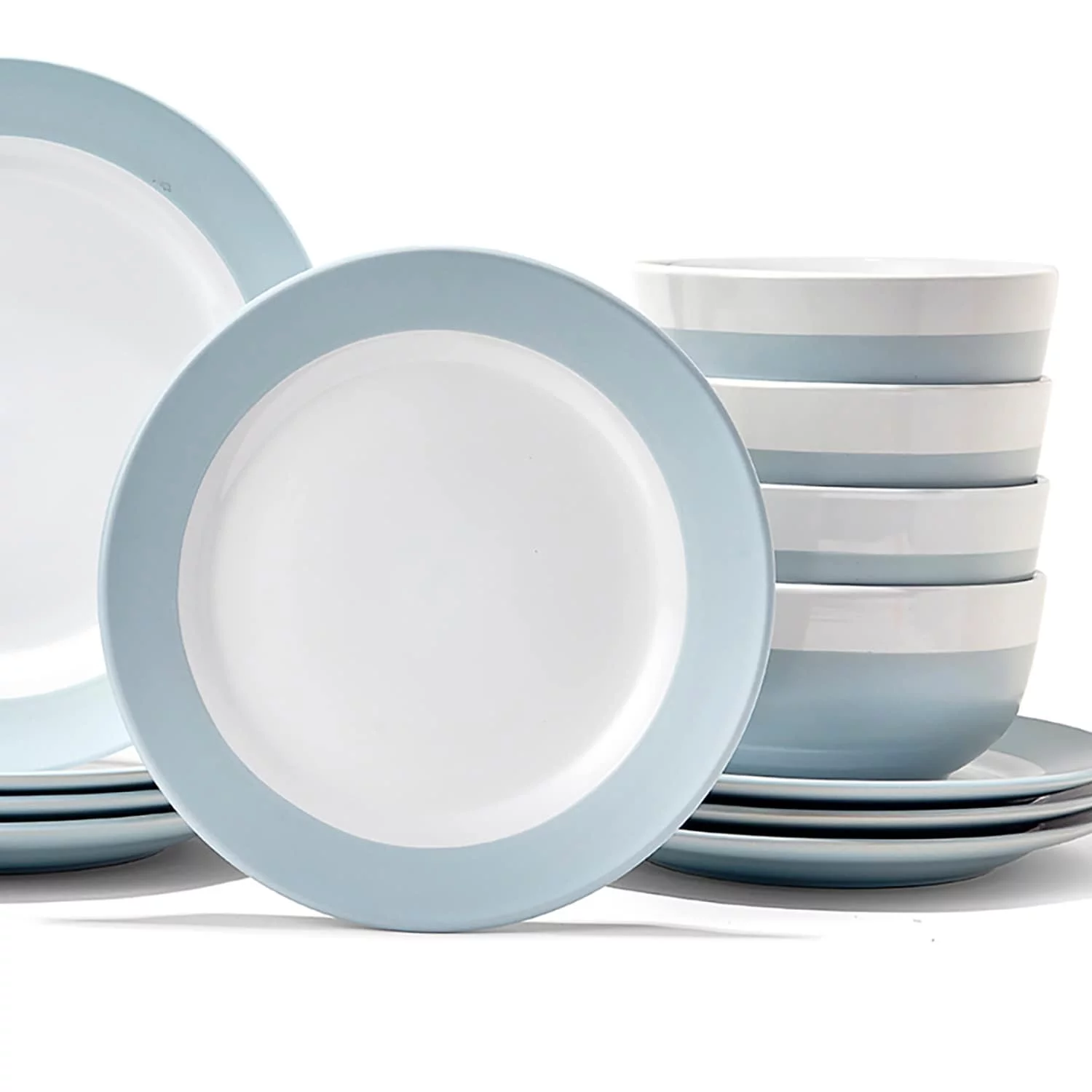 Serene Lt Blue 16 Pc Dinnerware Set